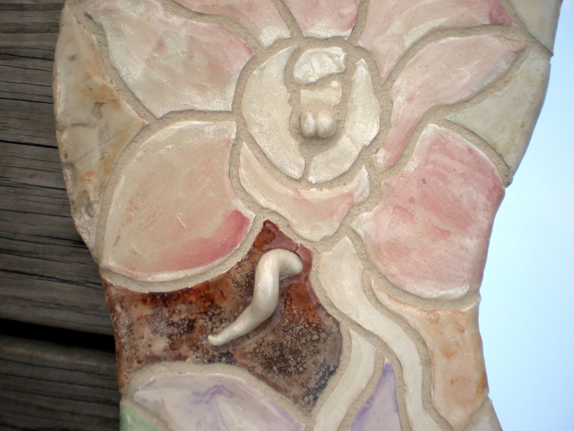 Amoeba Shaped - Orchid Mirror 4 