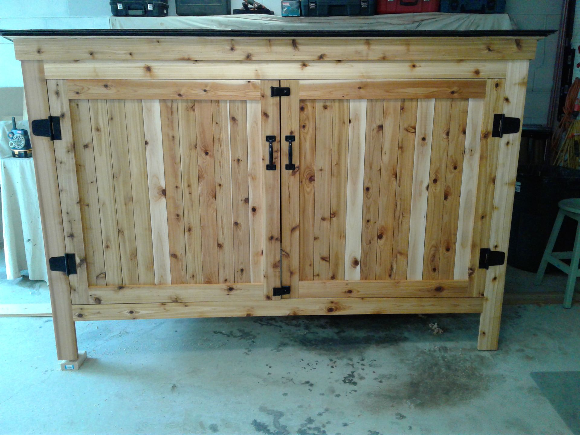 Outdoor Western Red Cedar Storage Unit 2 