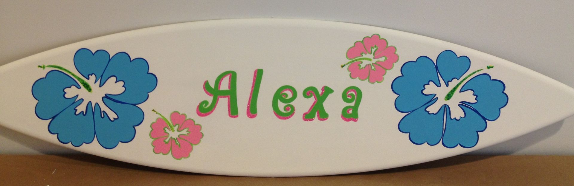 5ft Surf Surfboard Party Sign In Book Board Wedding Bar Bat Mitzvah Monogram Name Sign 3 