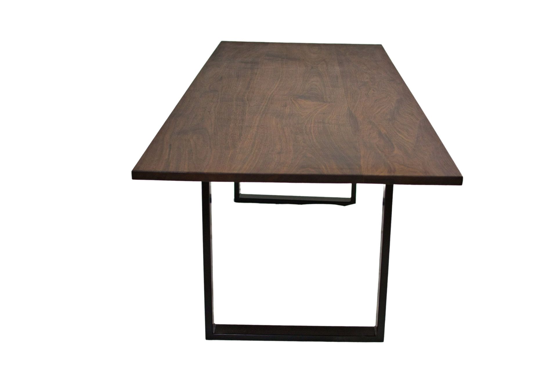 Walnut Dining Table, Modern Dining Table, Kitchen Table With Metal, Farmhouse, Rustic, Industrial 3