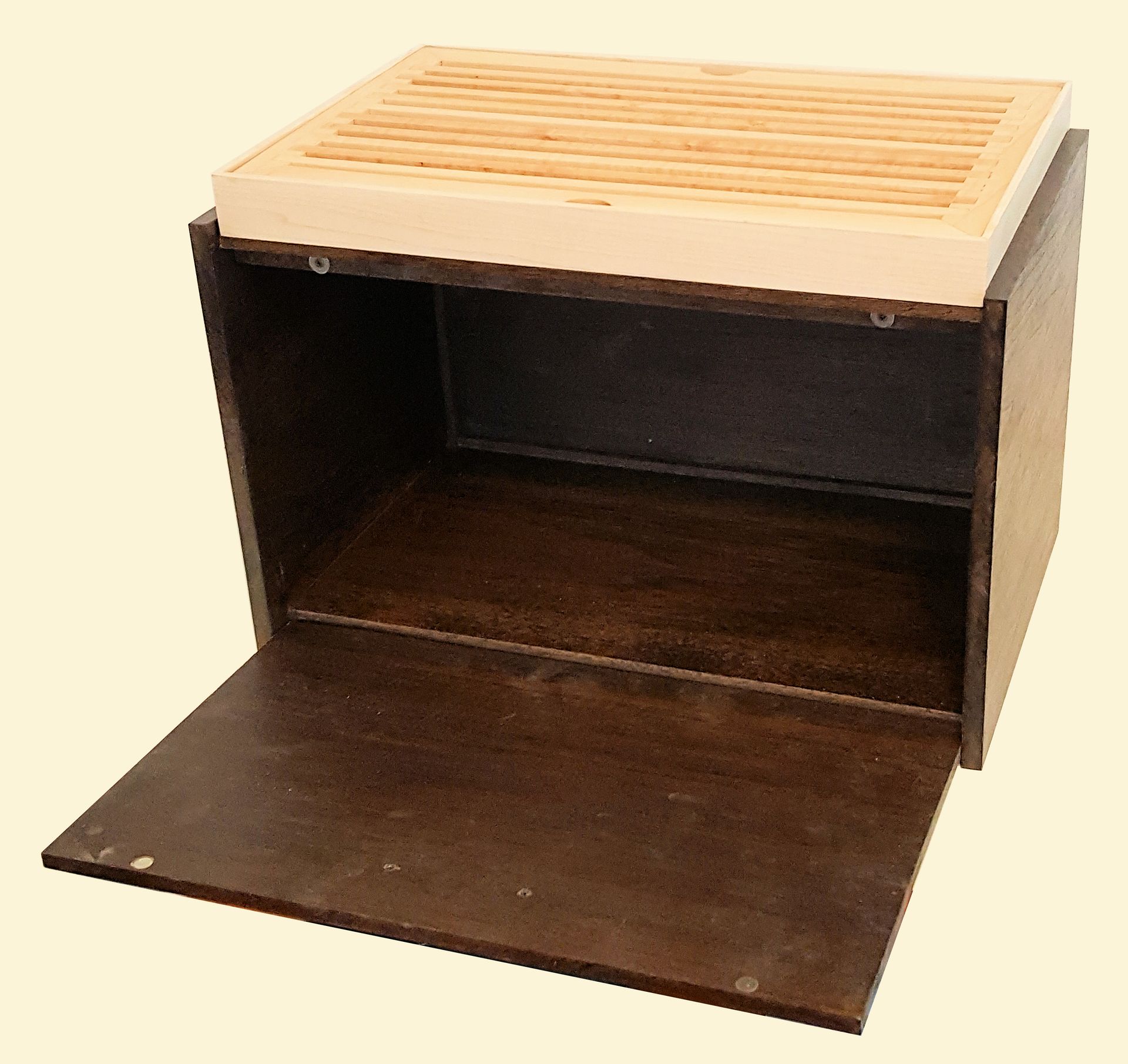 Breadbox W/ Crumb Catching Cutting Board 2