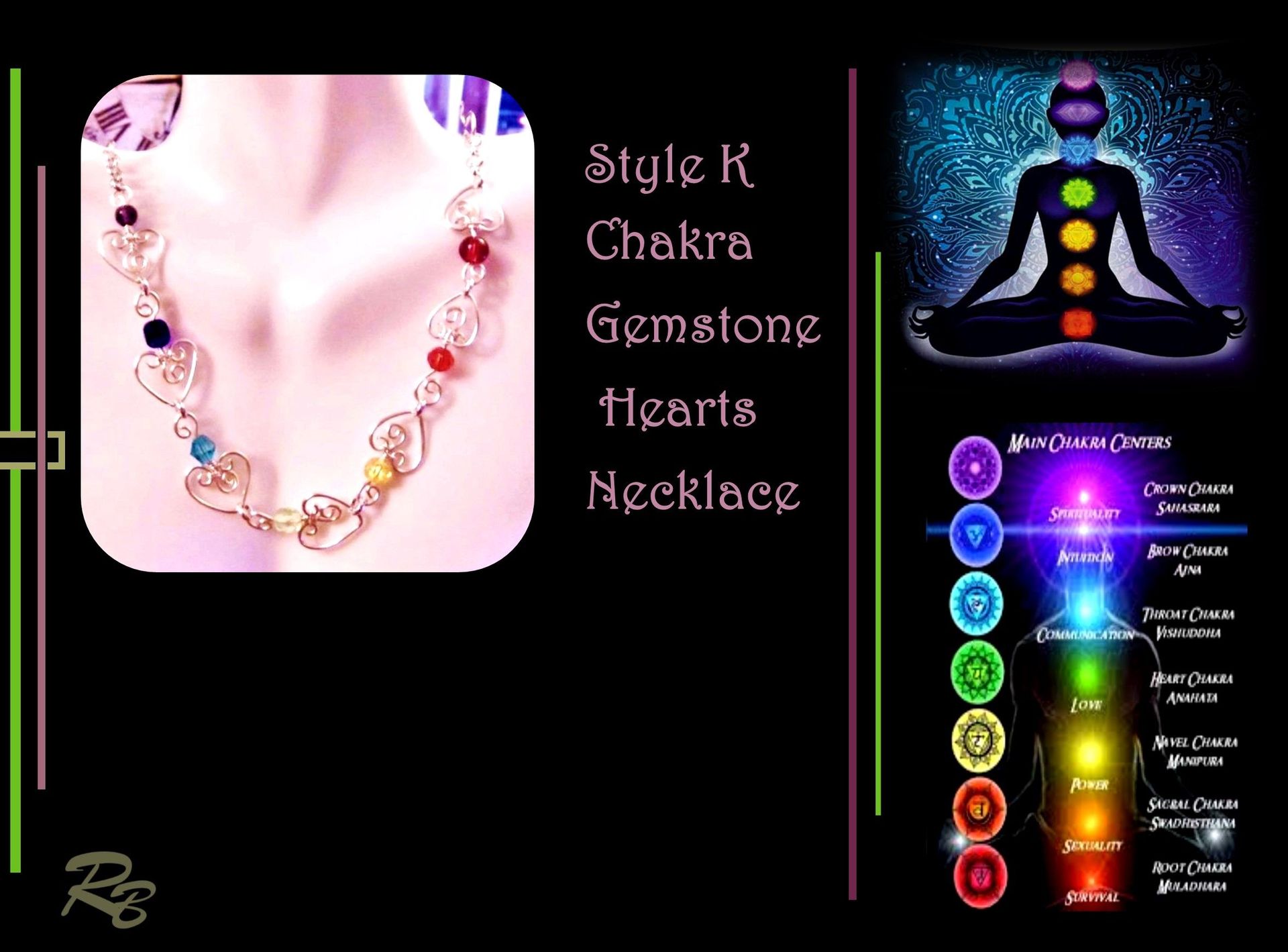 Chakra Necklace, Chakra Jewelry, Chakras, Healing, Artistic Creations by Rose, chakra earrings 4