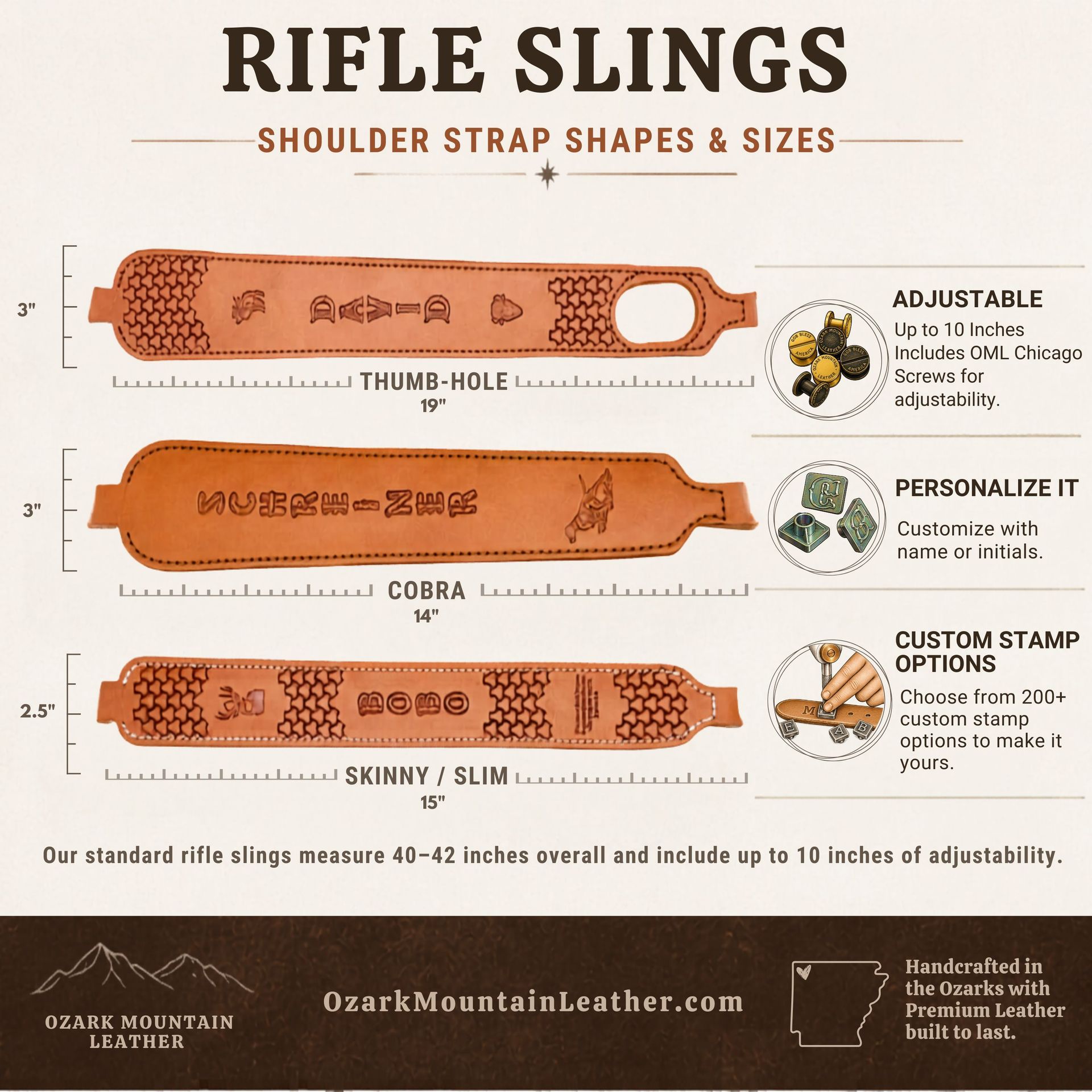 Custom Rifle/Gun Sling With Names And Numbers. 4