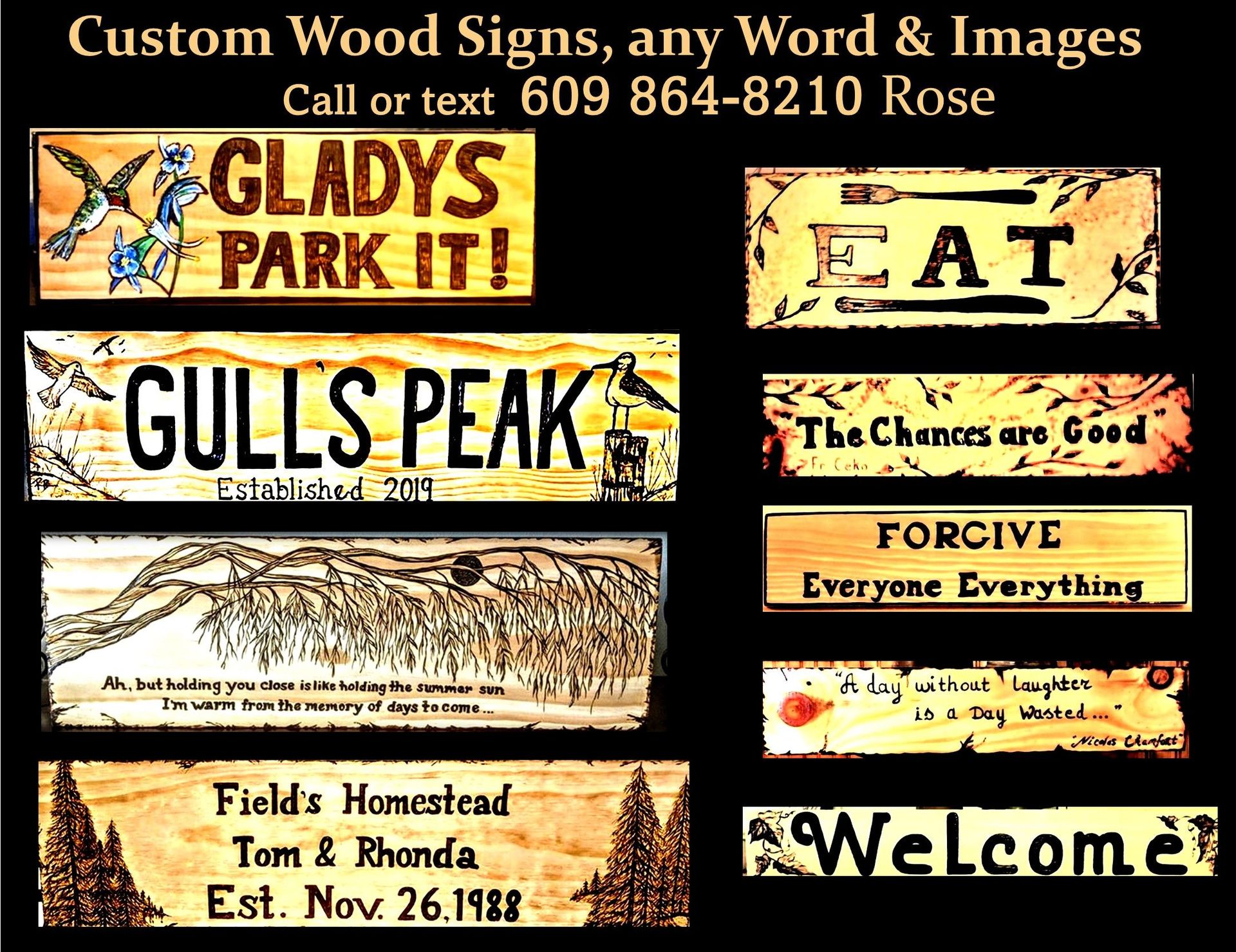 Wood Sign, Custom Signs, Personalized, Wood, sign, Wood Anniversary gift,  Any Words, Images, Created With Your Design Ideas 1 