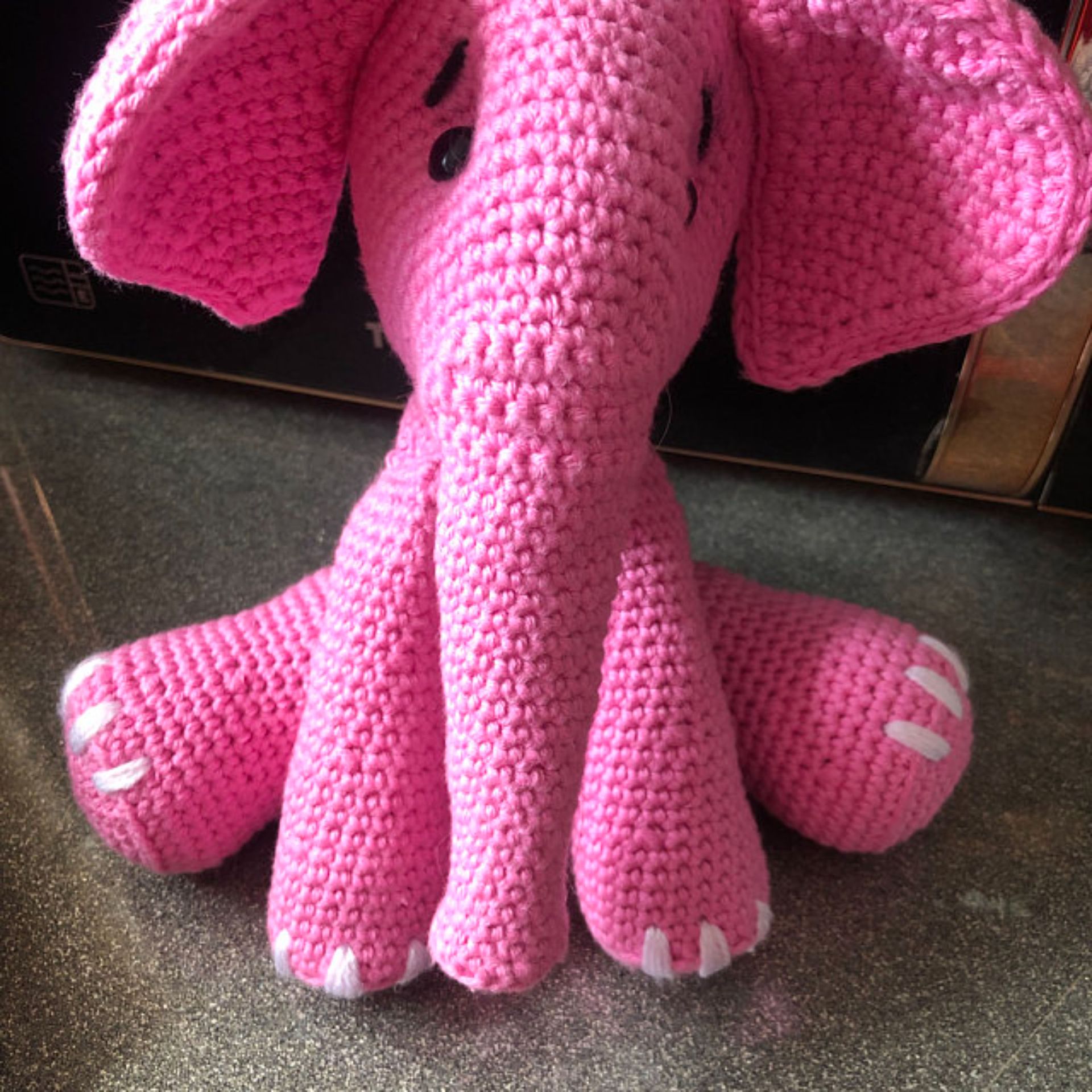 Elephant Crochet Gift, Doll Gift, Crochet Elephant 2 