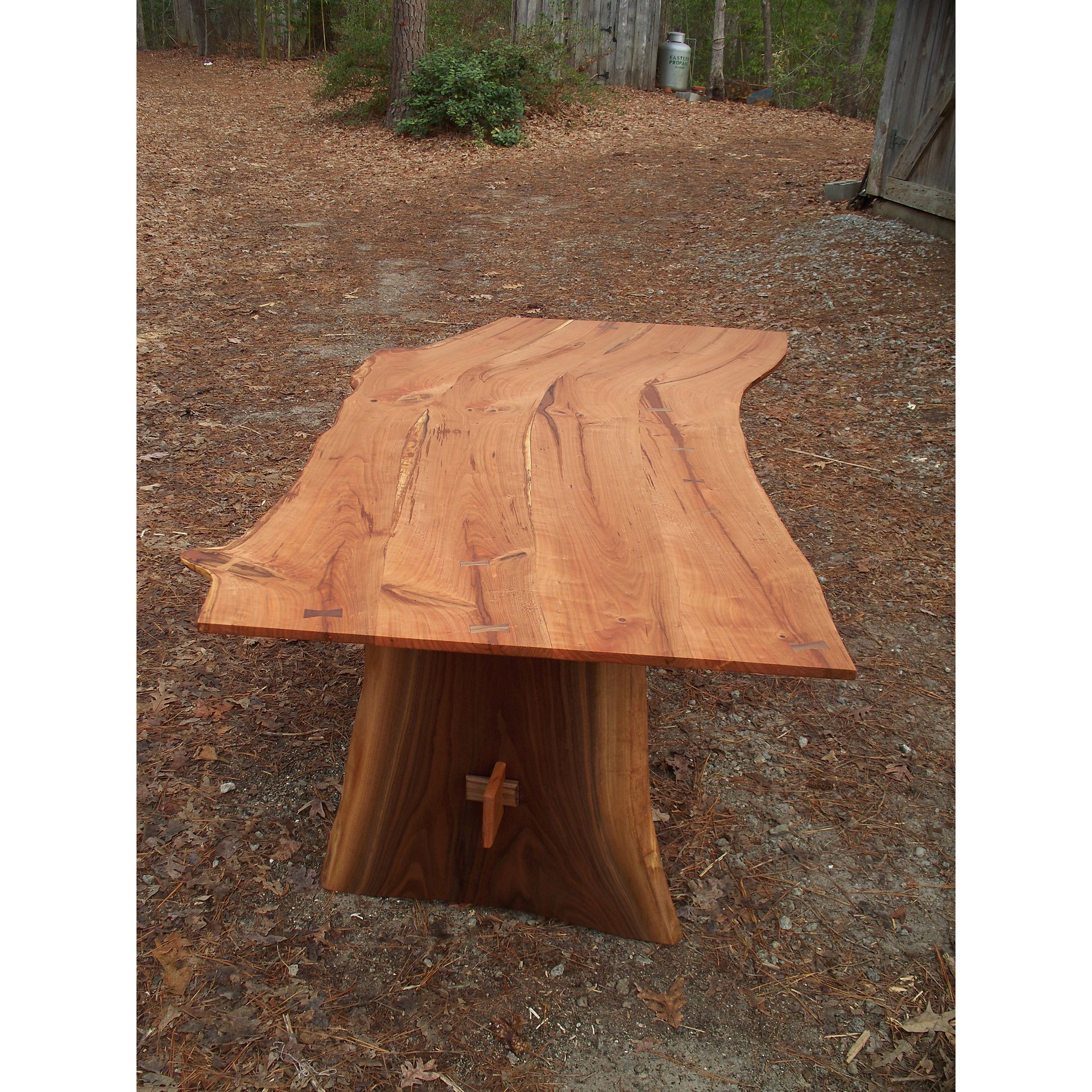 Cherry Live Edge Desk For Writing 2 