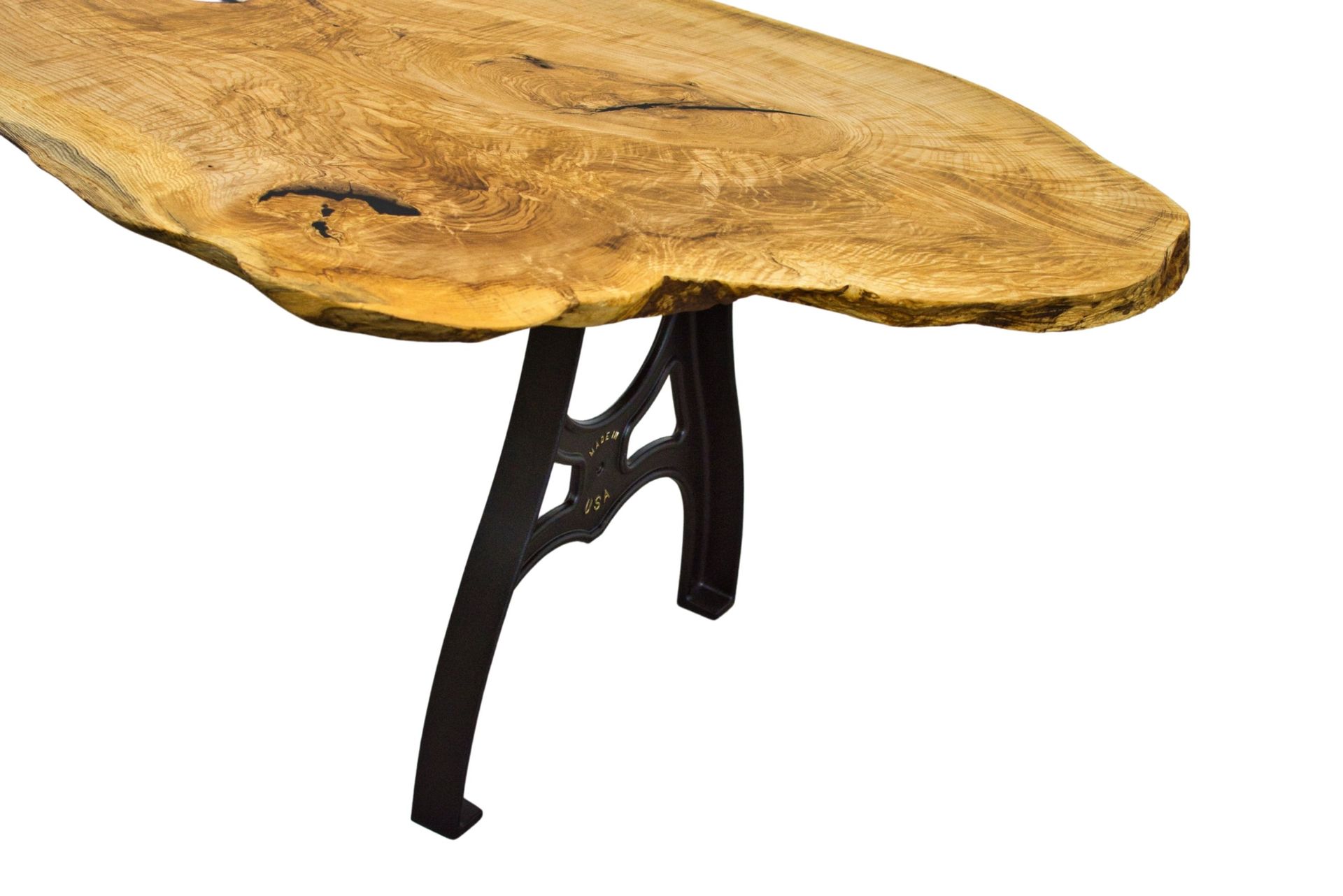 Live Edge Ash Desk, Live Edge Desk, Ash Desk, Modern Desk, Custom Desk, Rustic Desk, Office Desk 2