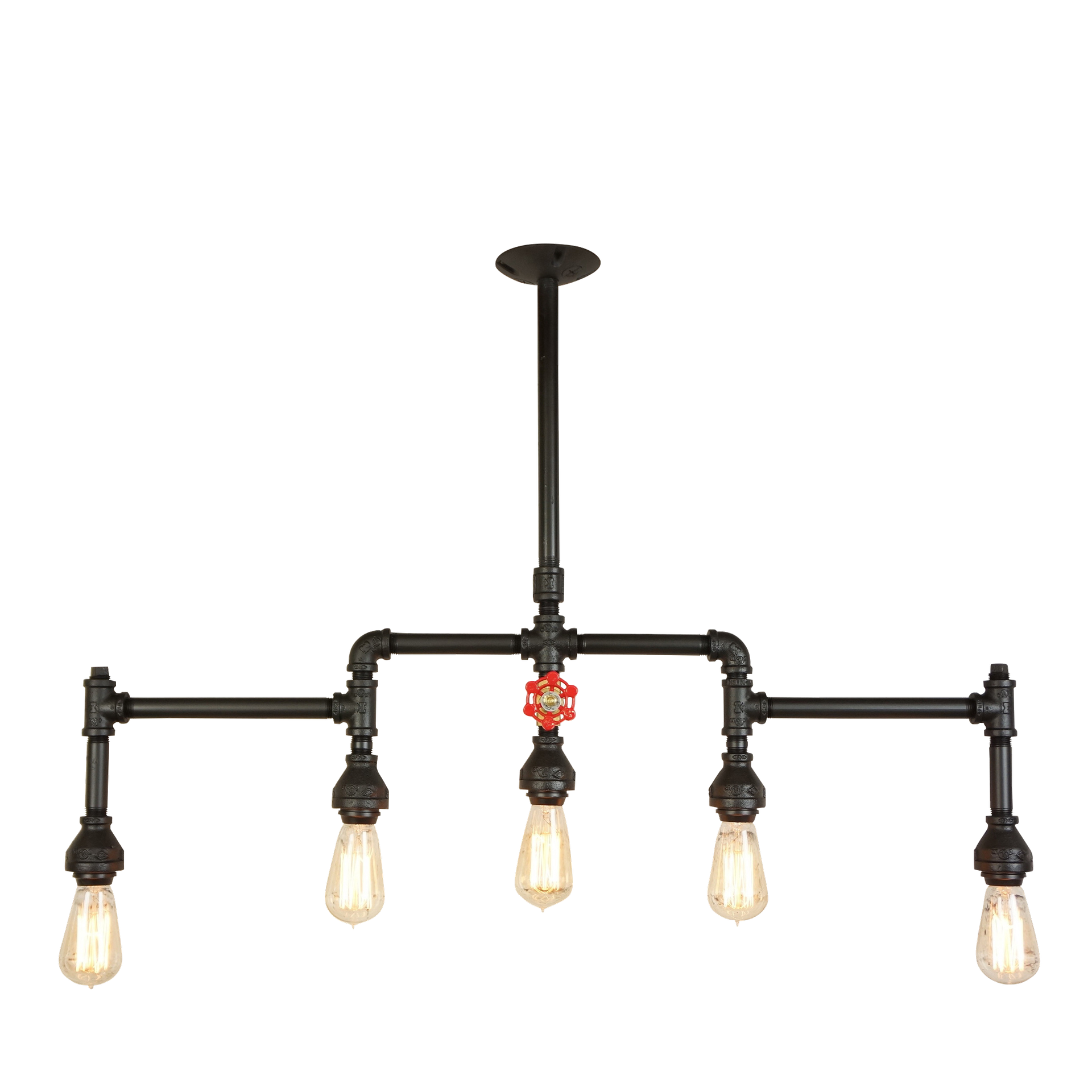 Canton Brass Water Valve Pendant Light 4 