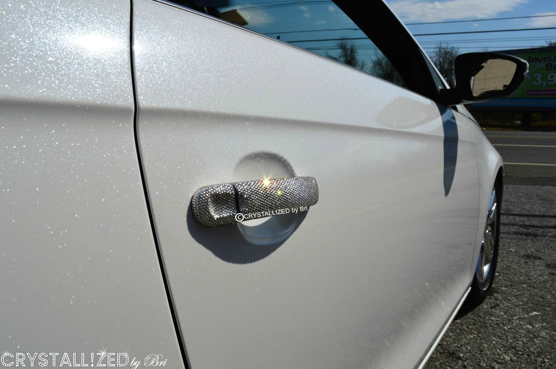 Crystallized Car Door Handles Made With Genuine European Crystals - Set Of 2 Or 4 Bedazzled 1 