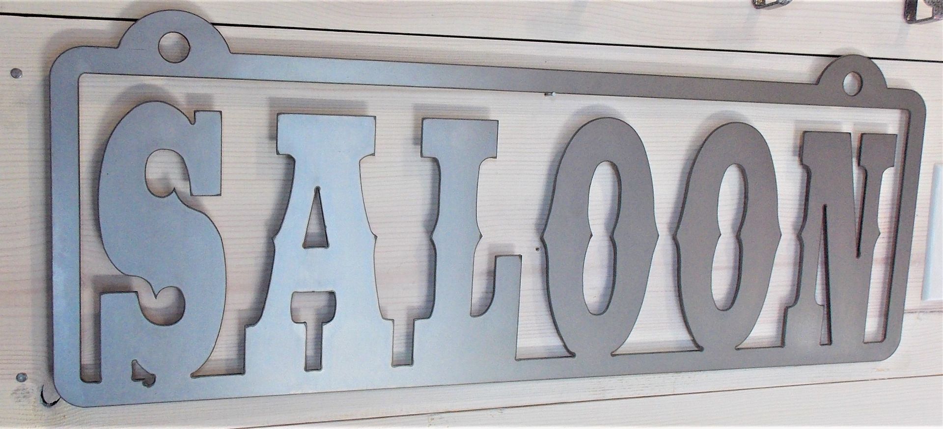 Saloon Steel Sign For Your Bar Or Man Cave