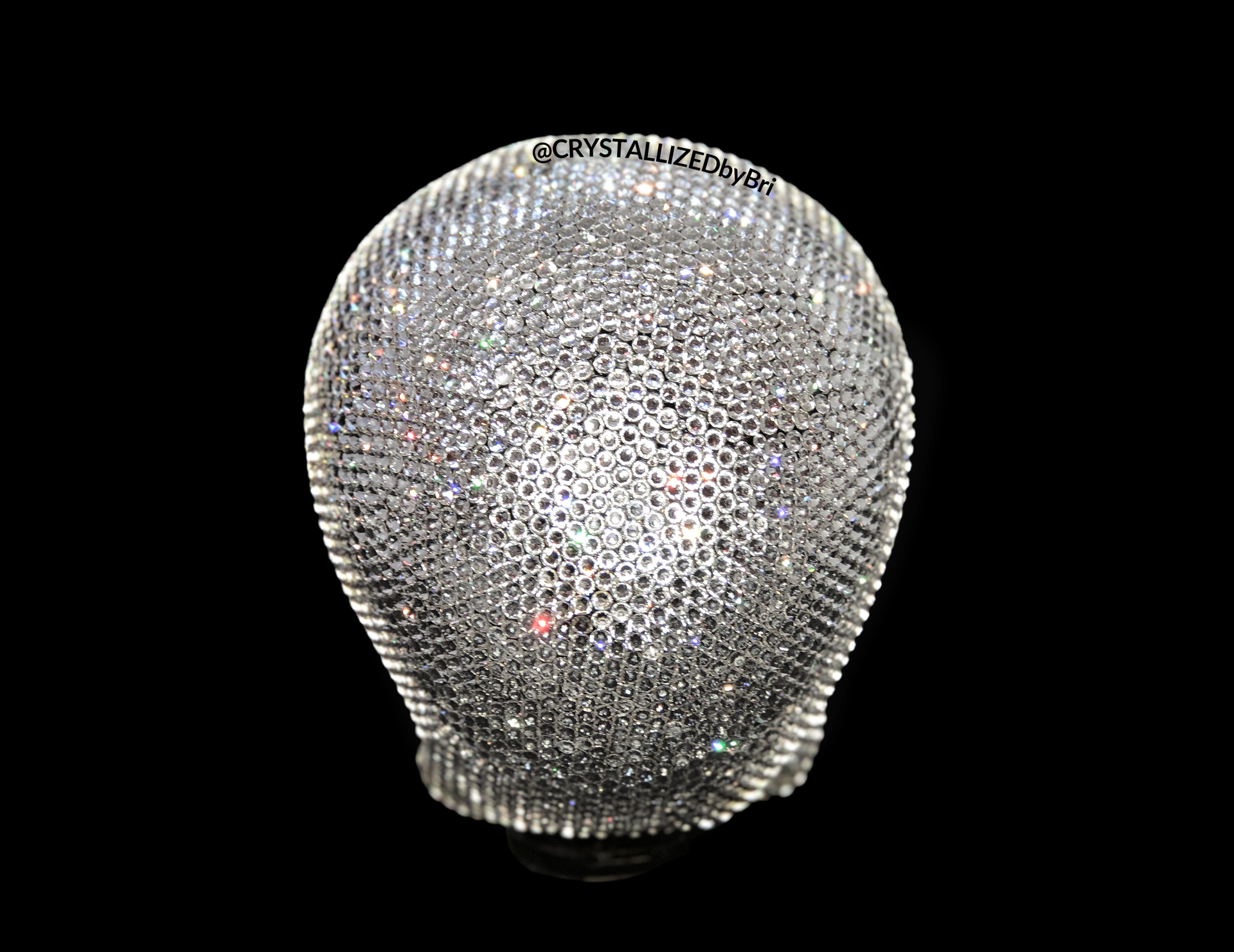 Crystallized Skull Halloween Bling Home Decor Genuine Crystals Bedazzled 2