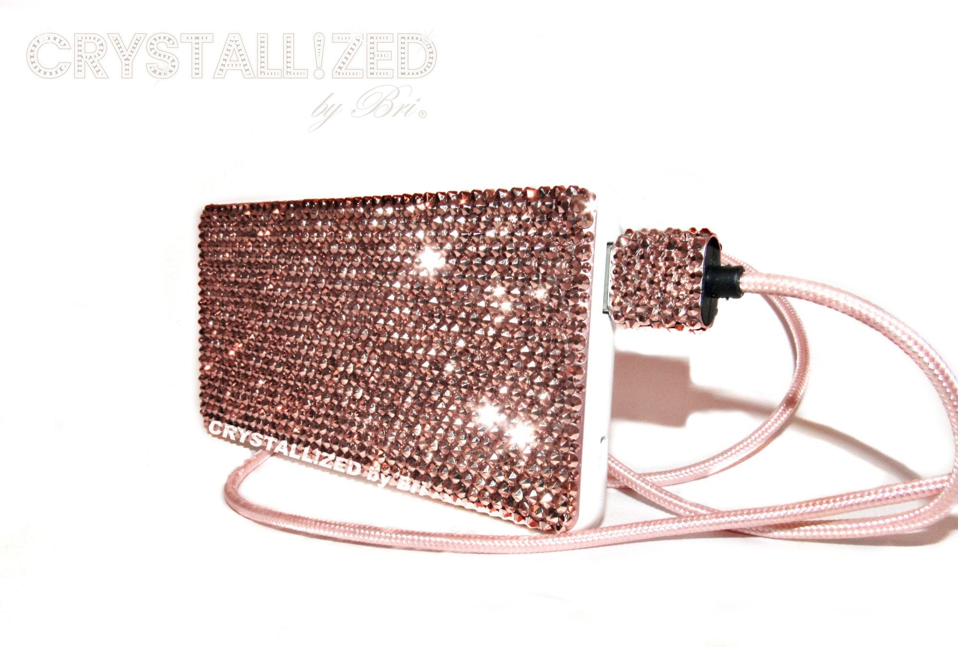 Crystallized Iphone Portable Battery Pack Charger Genuine European Crystals Bedazzled Mophie 2