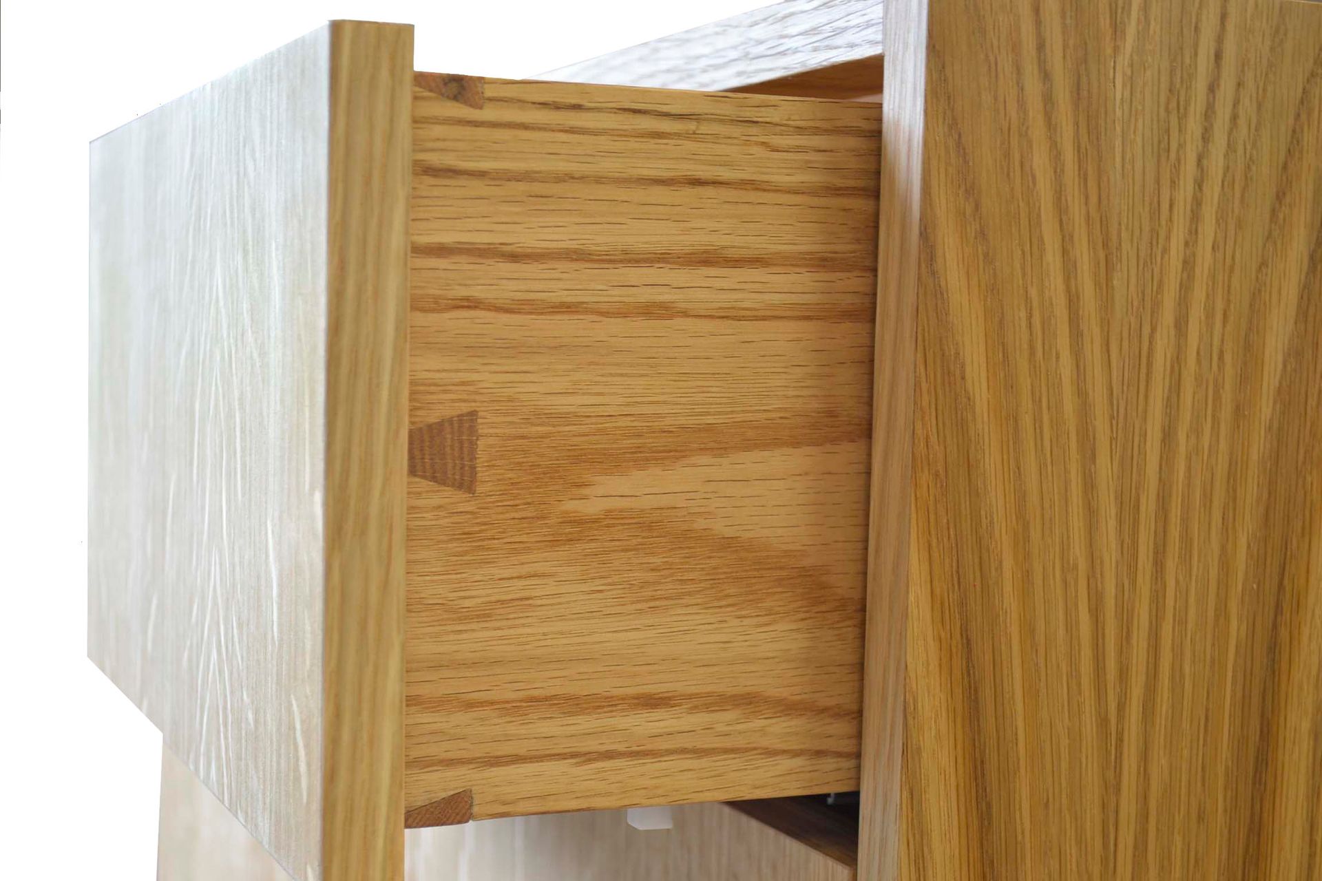 Mid Century Modern Vanity In Oak 5 