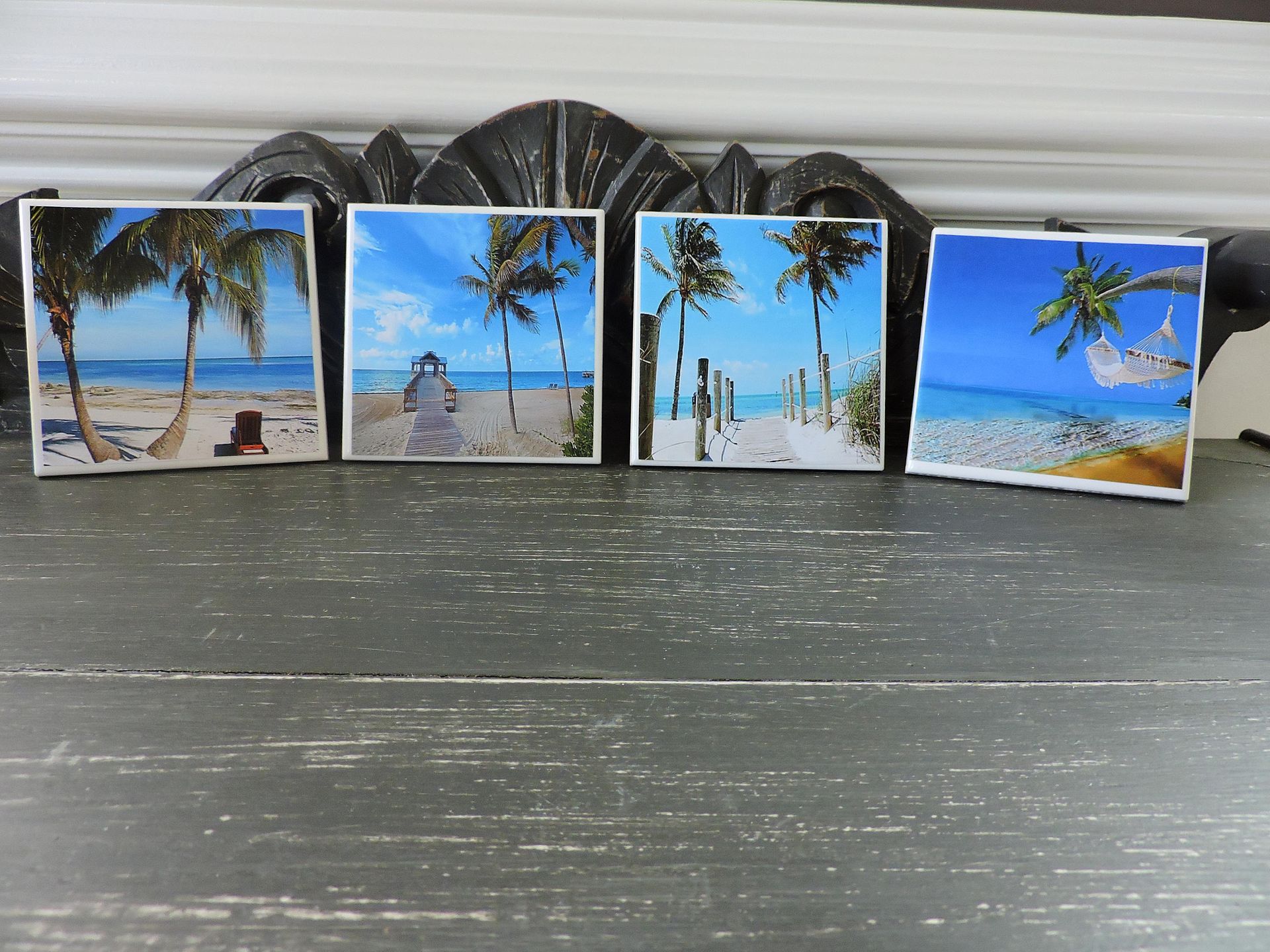 Beach Theme Ceramic Coasters