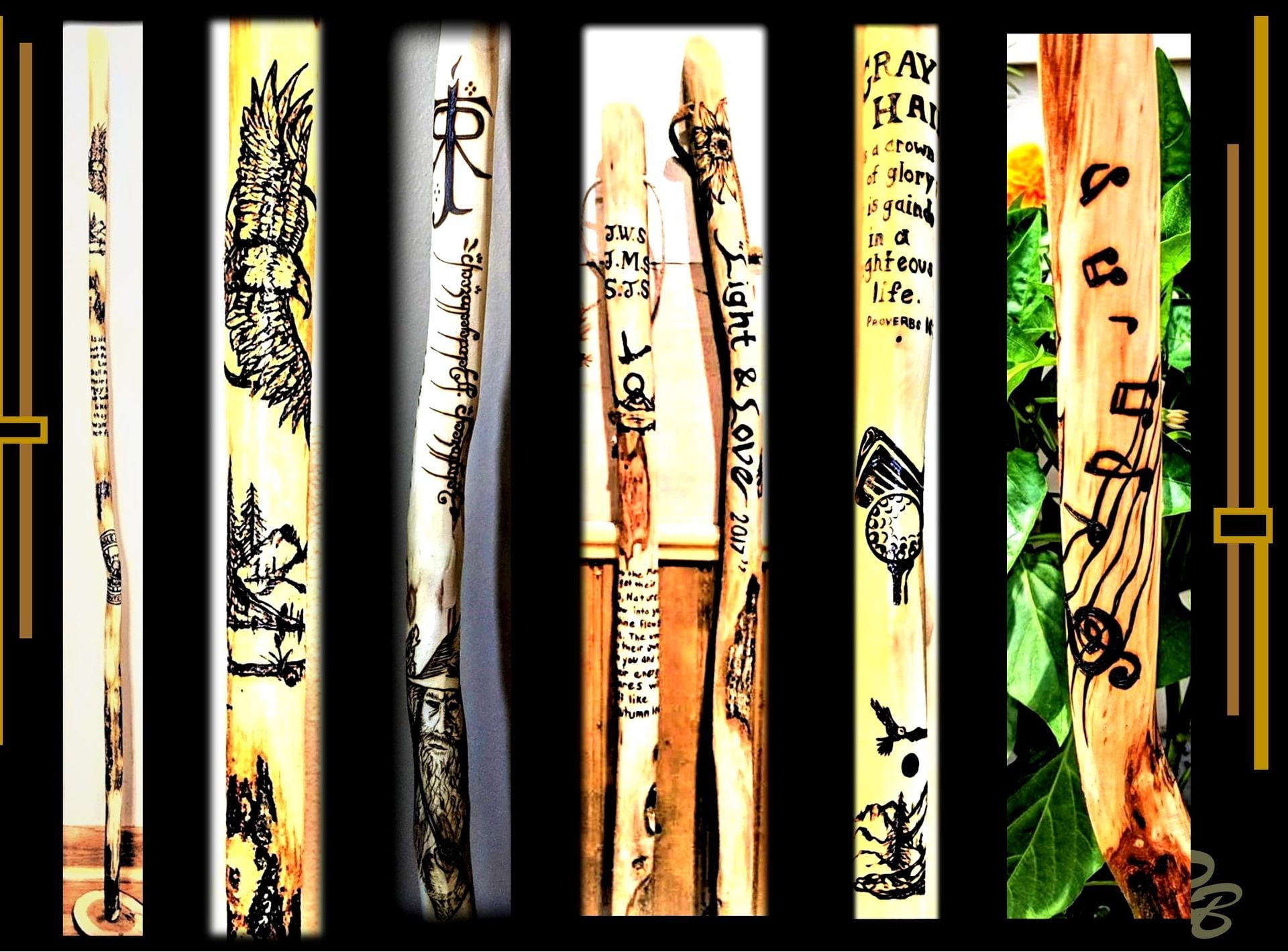 Retirement Gift,Employee Gift,Hiking Stick,Walking Stick,Wood Anniversary,Troop Leader Gift 2