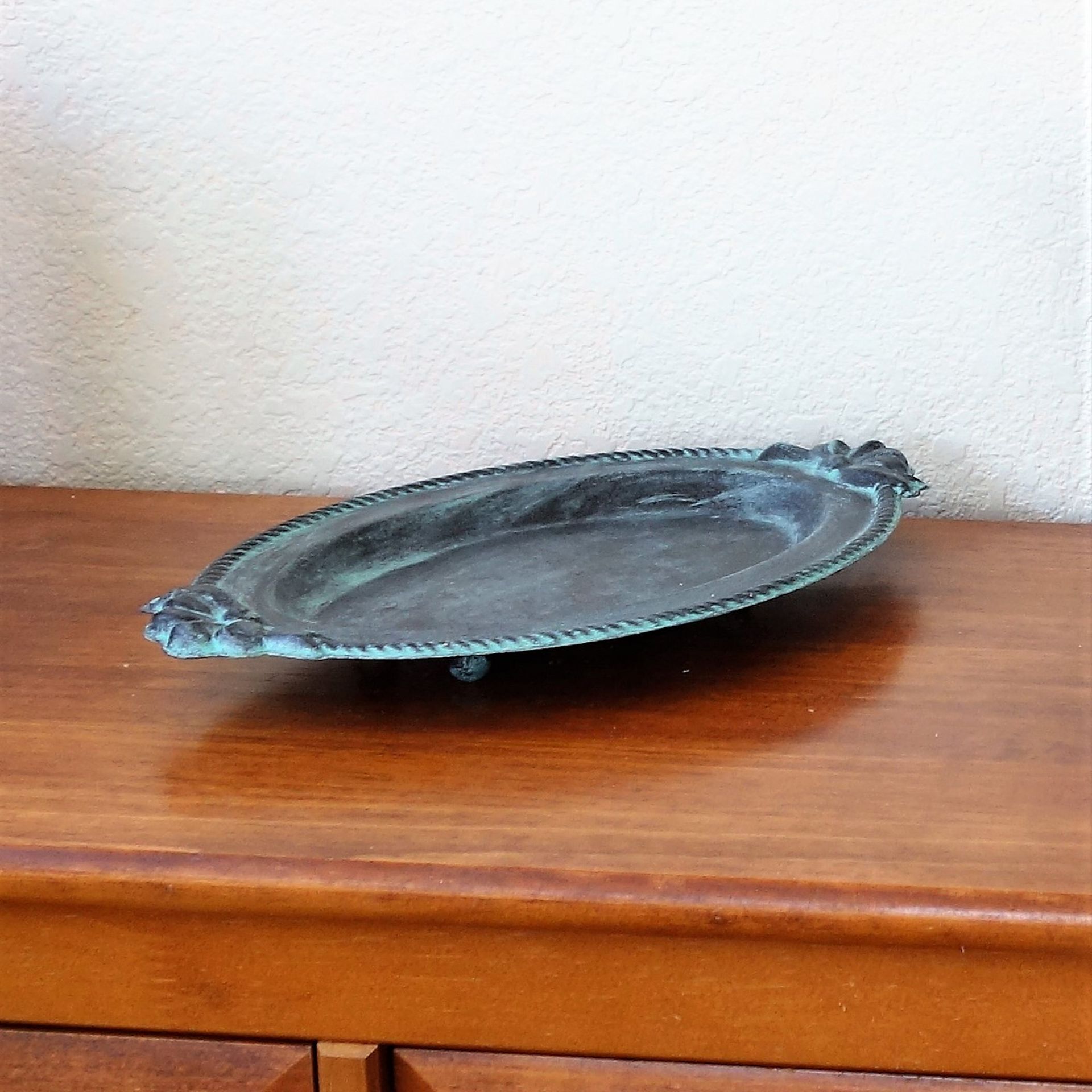 Custom Black And Teal Decorative Pitcher And Tray Home Decor 2 