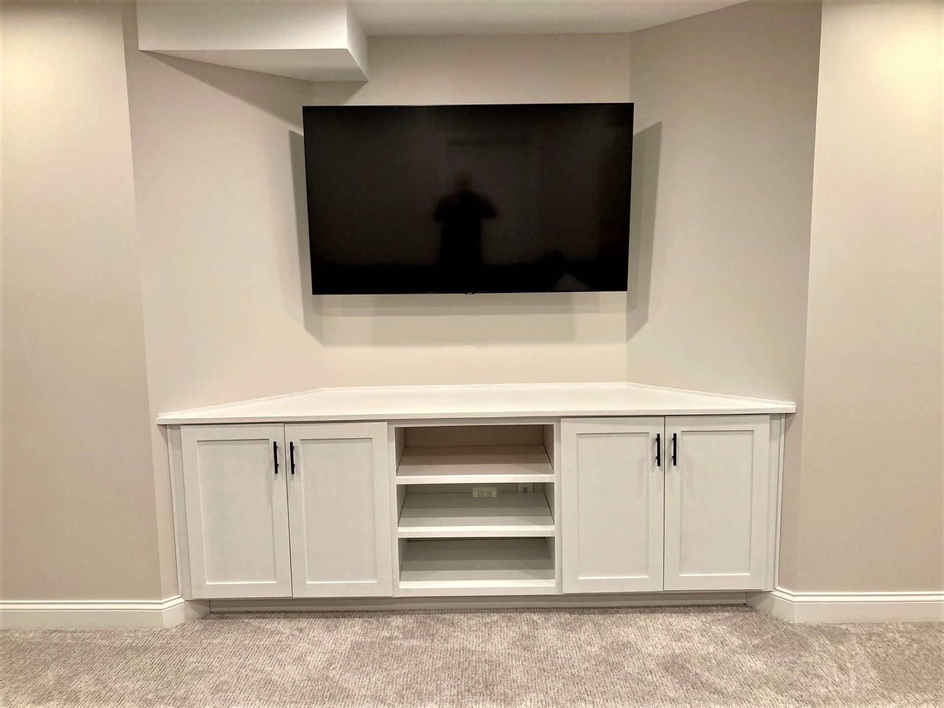 Built In Rec Room Cabinets