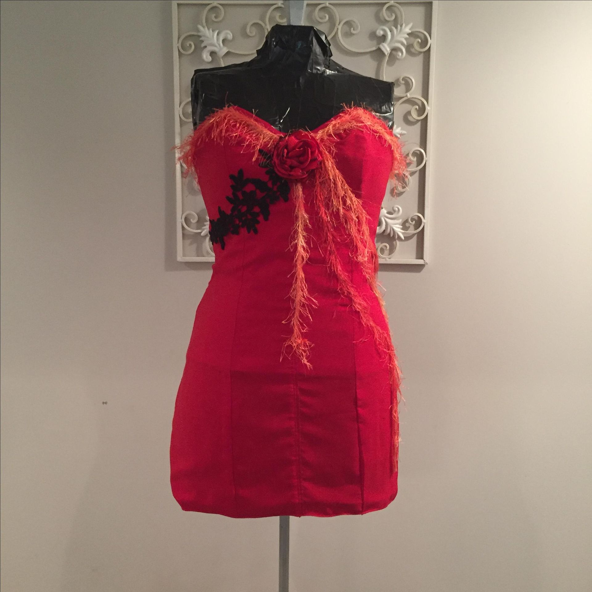 Red Fairy, Devil Costume, Mardi Gras, Halloween, Masquerade 6 