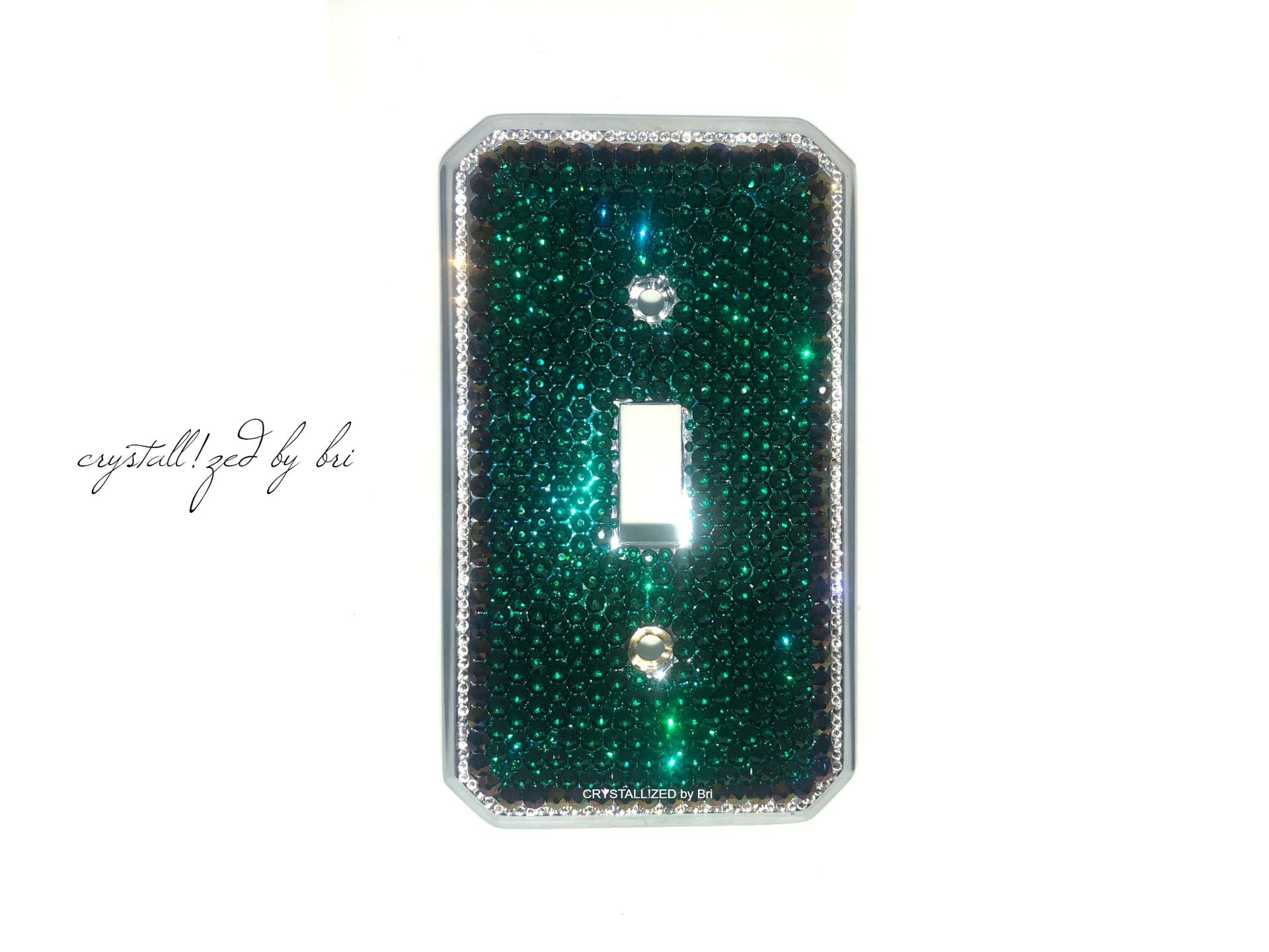 Outlet Crystallized Wall Light Switch Plate Bling Genuine European Crystals Bedazzled 2