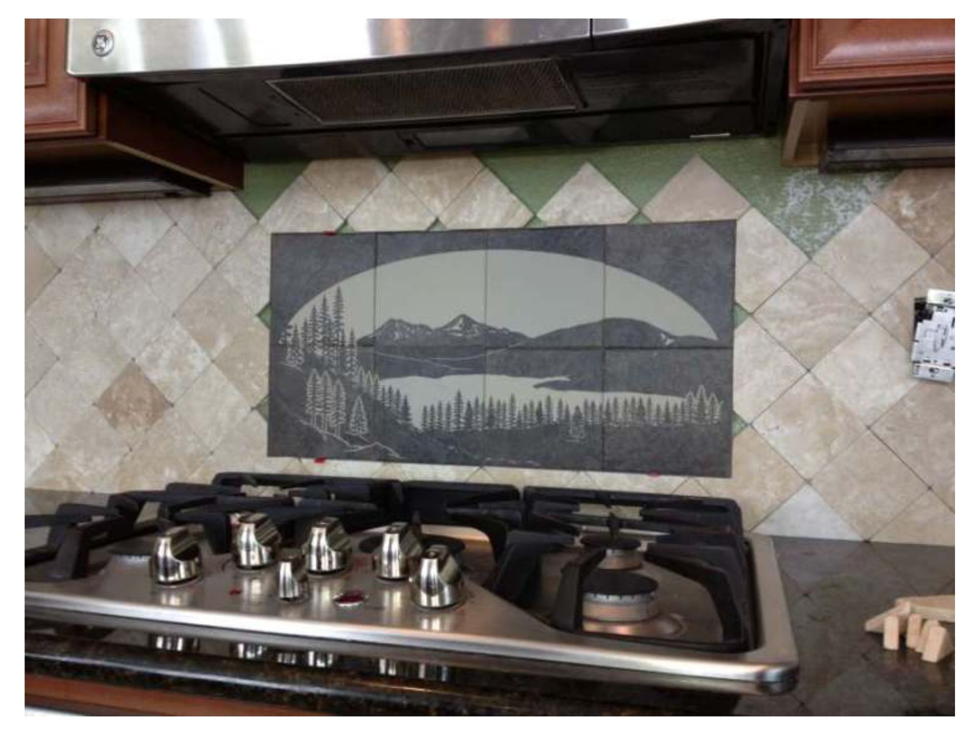 Porcelain Tile Mural Of Lake Dillon 1 