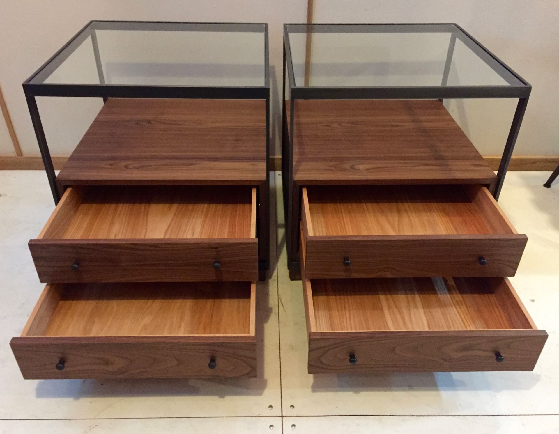 Walnut Nightstand / Side Table 2 