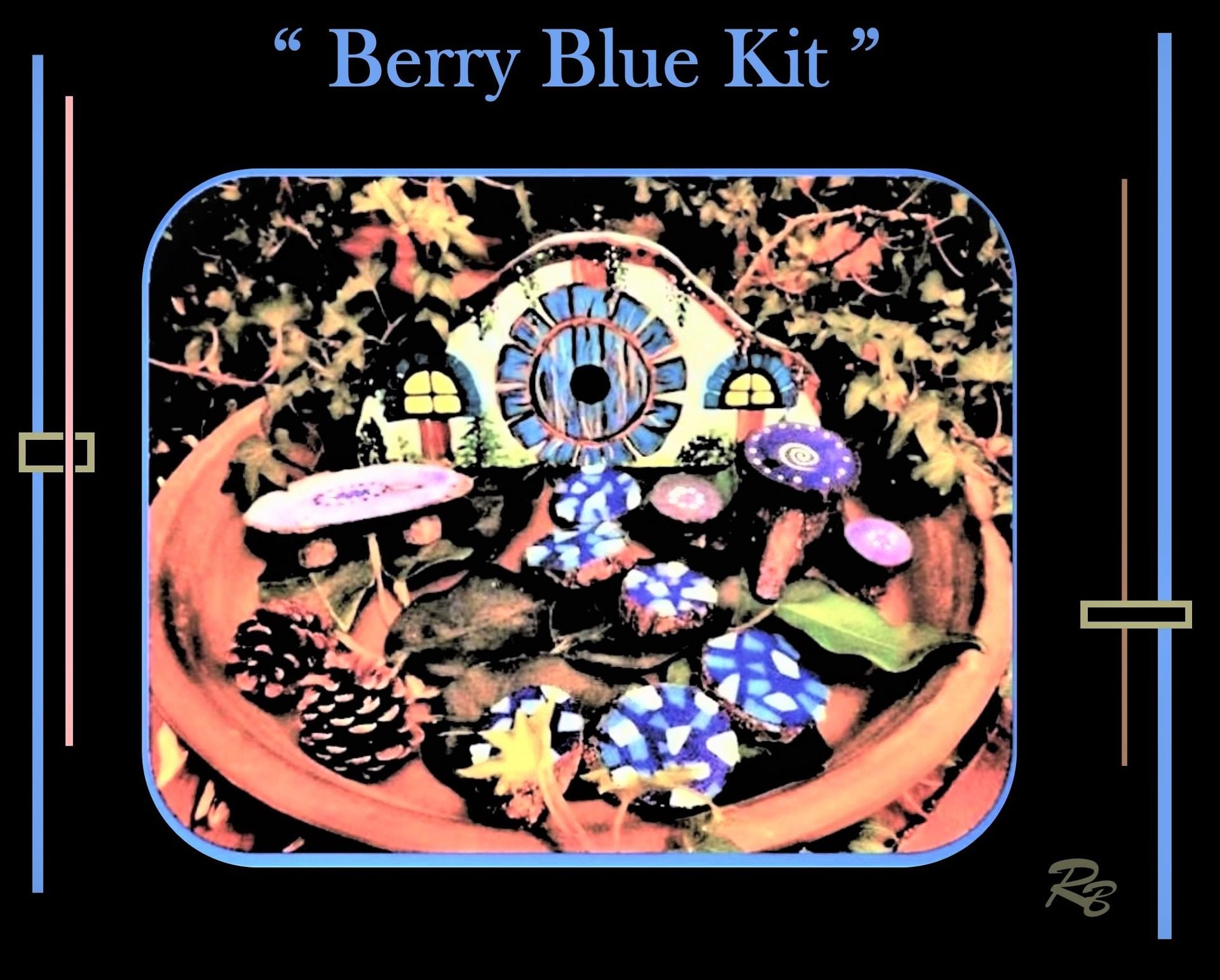 Fairy Garden Kits, Fairy Garden, Fairy Furniture,Purple, Fairy Items 3