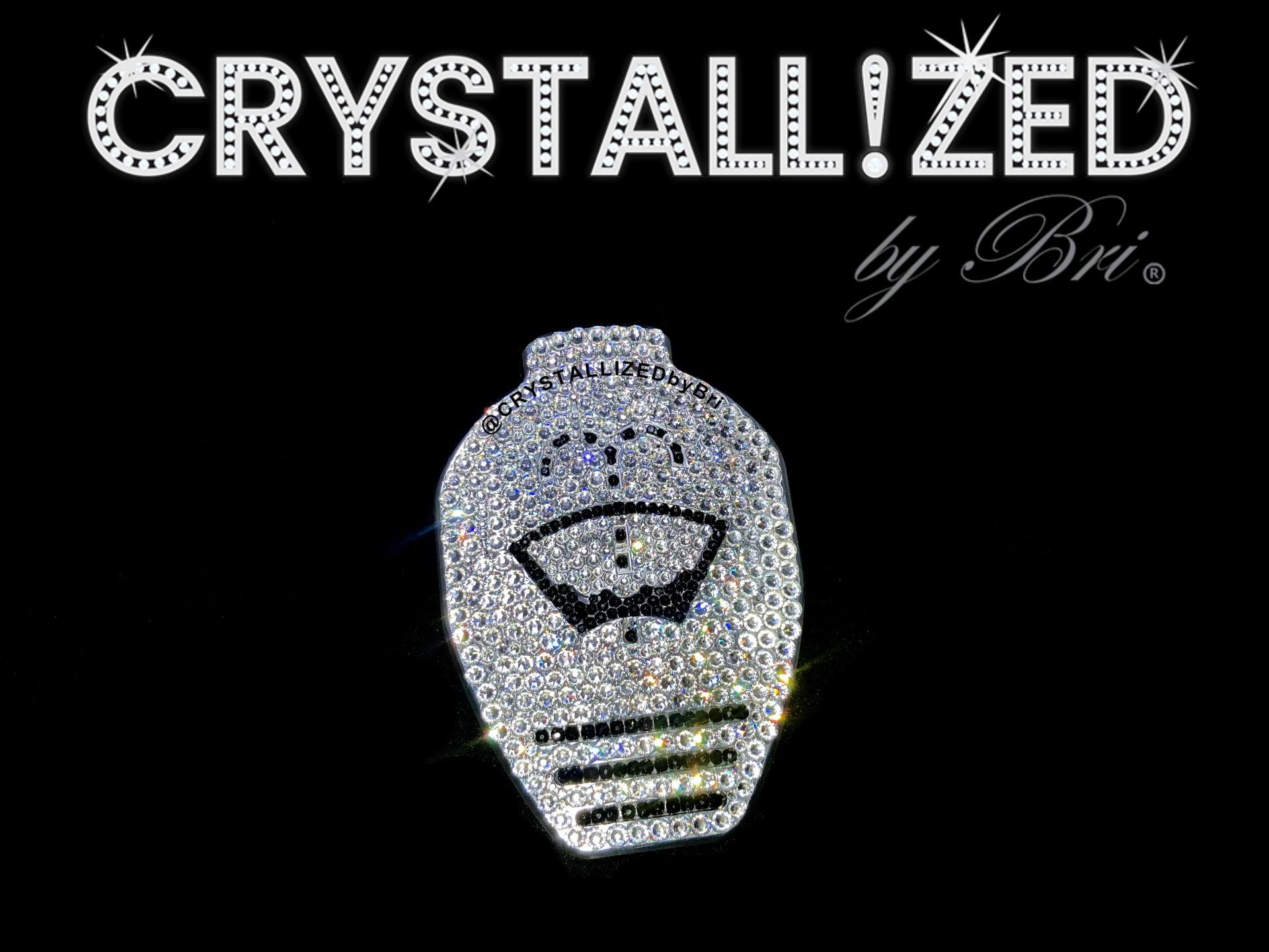 Washer Fluid Cap Crystallized Car Engine Bling Genuine European Crystals Bedazzled 1