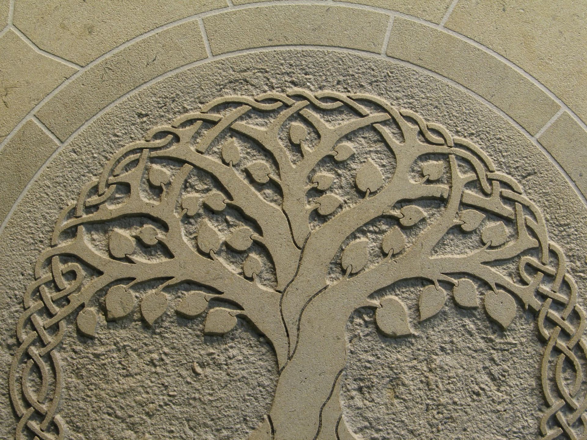 Limestone Tree Of Life Monolithic Mosaic Etched Tile Back Splash Insert 5 