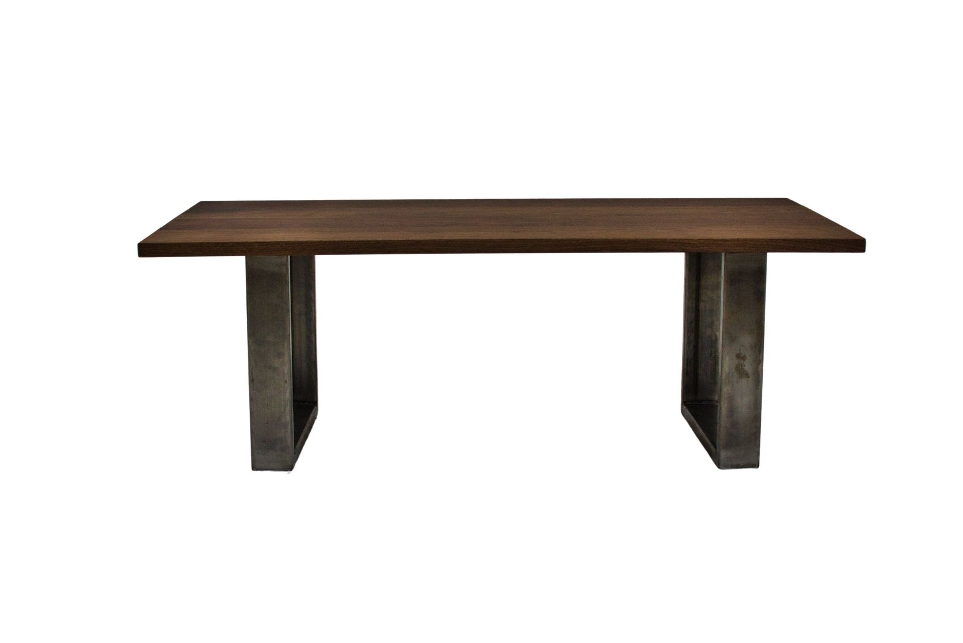 Walnut Coffee Table, Modern Coffee Table, Coffee Table With Metal Legs, Farmhouse, Rustic 3
