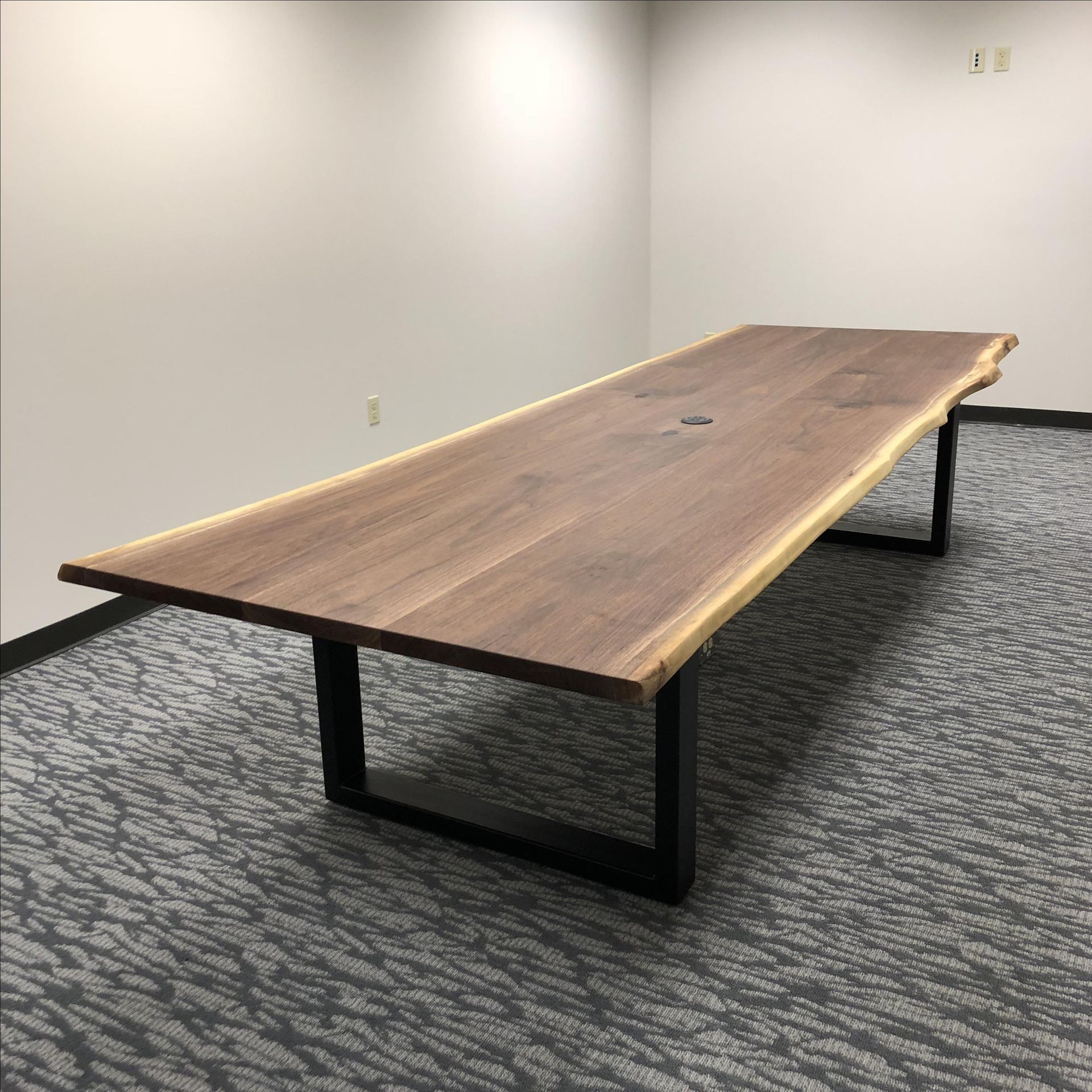 Black Walnut Live Edge Conference Table 5 