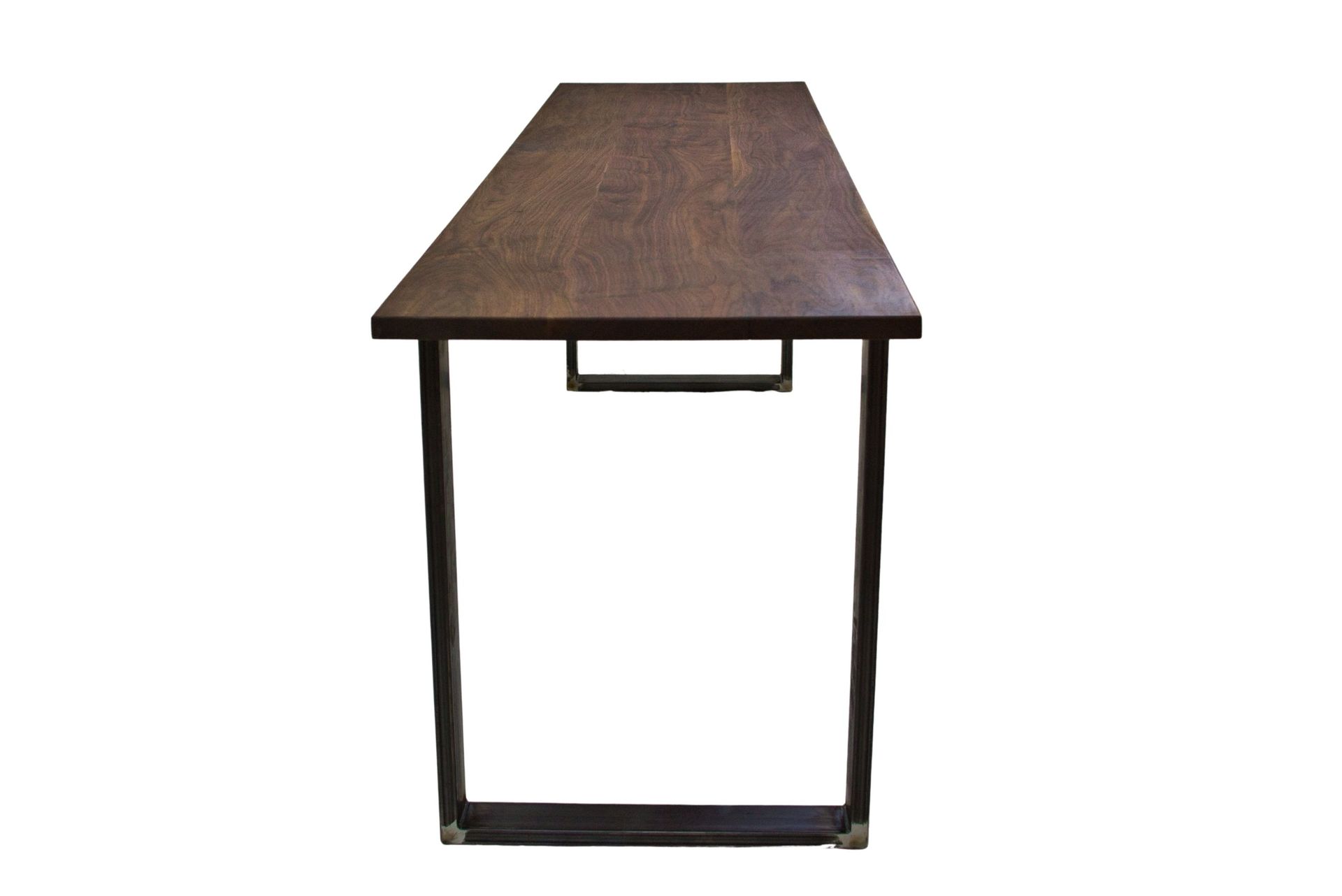 Walnut Office Desk, Computer Desk, Desk With Metal Legs, Gaming Desk, Handmade Office Desk 3