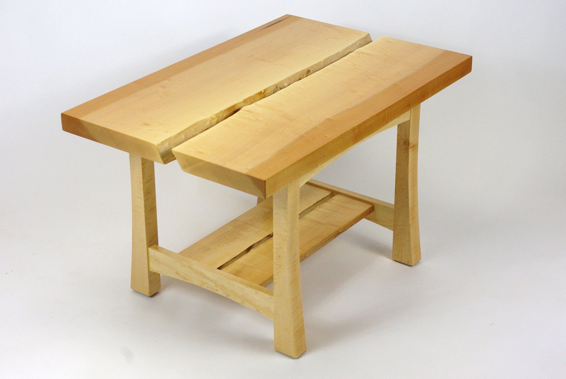 Inverted Live Edge Slab Table 1 
