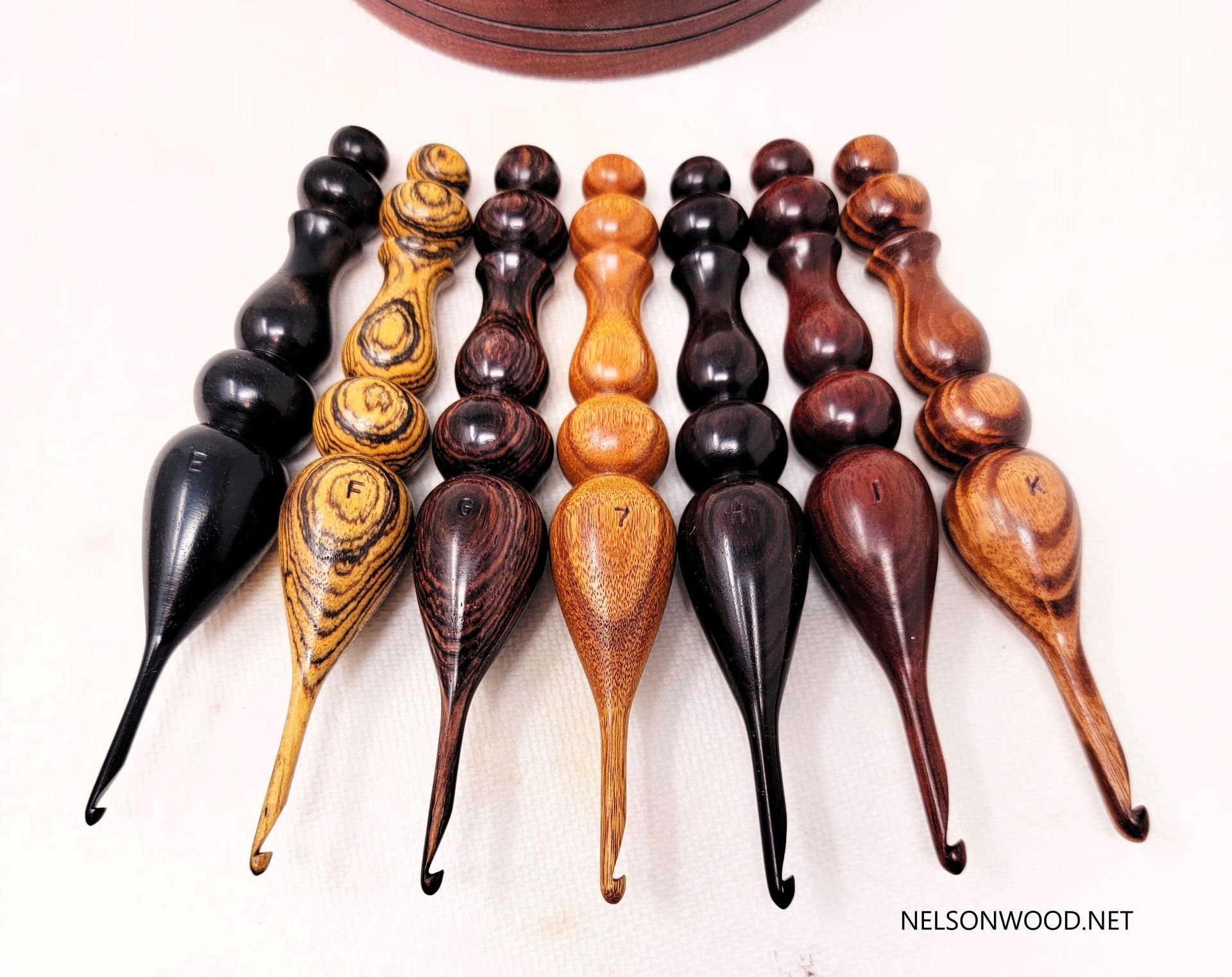 Crochet Hooks Made From Exotic And Domestic Woods 2 