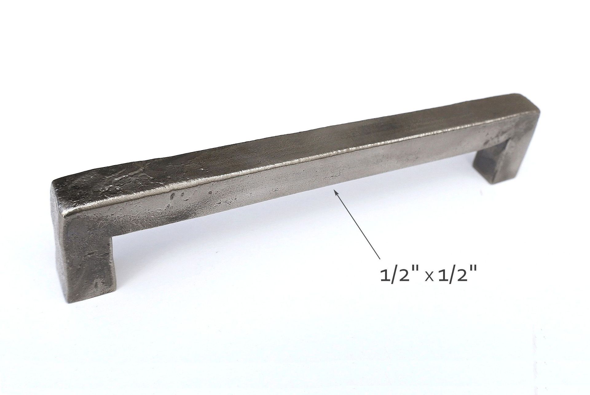 Cabinet Pull 1/2", Modern Kitchen Rustic Hammered Pull, Custom Modern Farmhouse Handle, Pull 5 