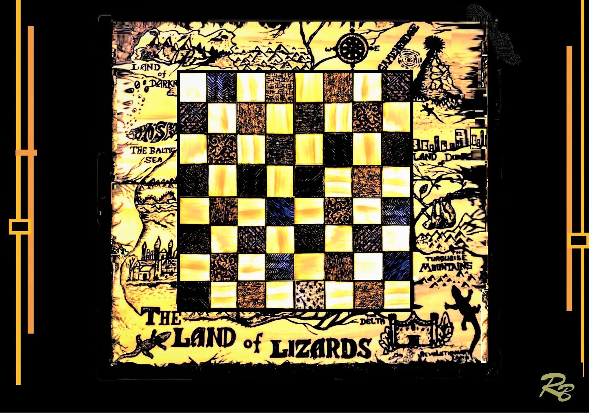 Lord Of The Rings Chess Board, Middle Earth 4
