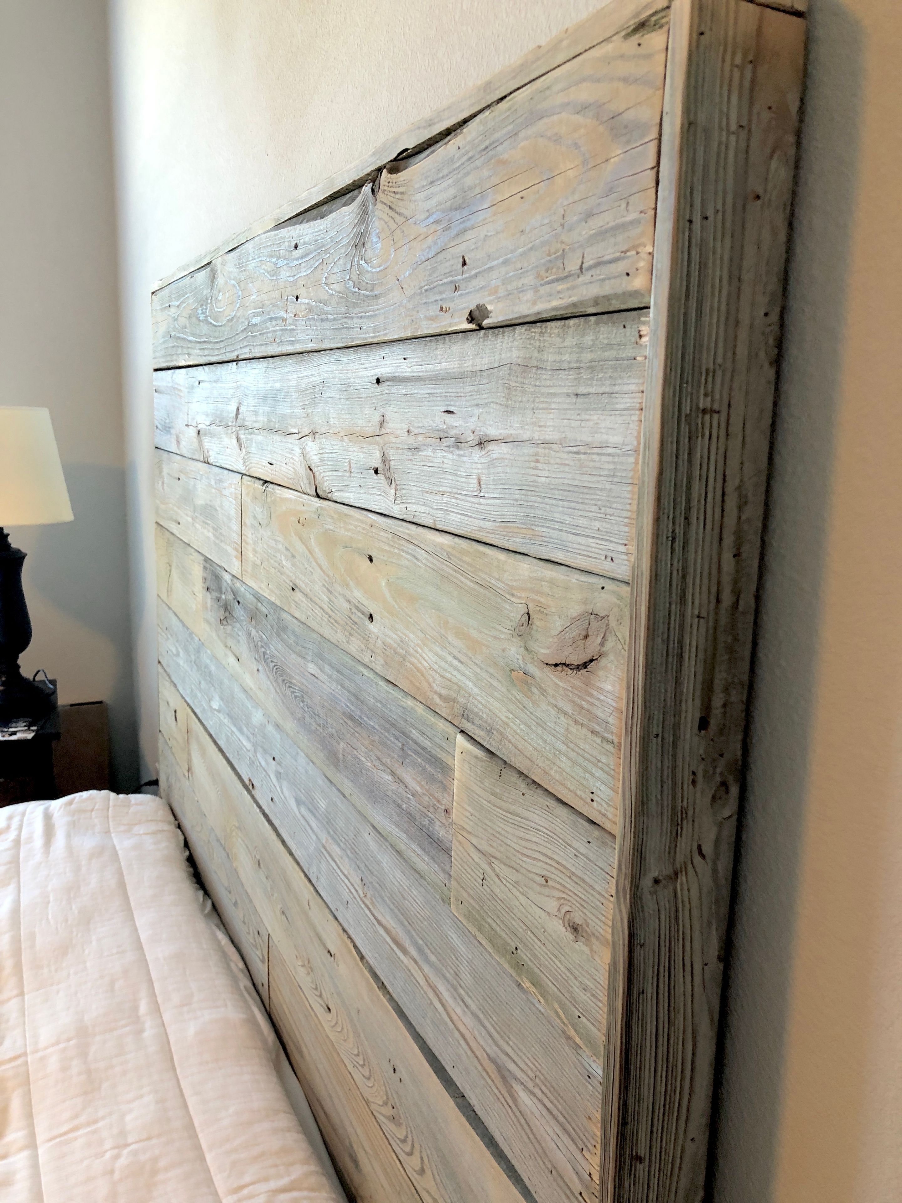 Reclaimed Pine Headboard