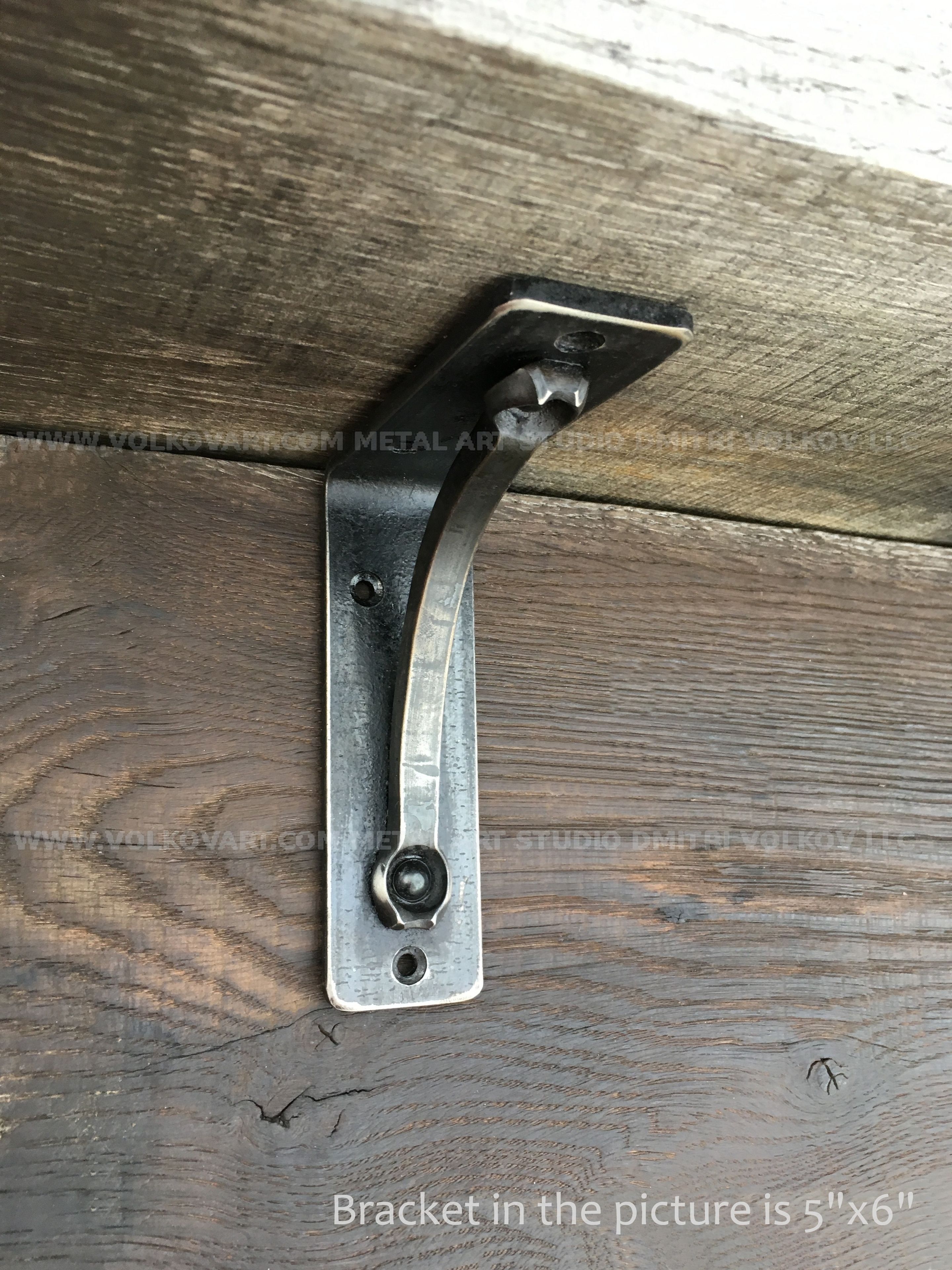 Shelf Bracket - Metal Hand Forged Shelf Bracket -  Kitchen Shelving Corbels