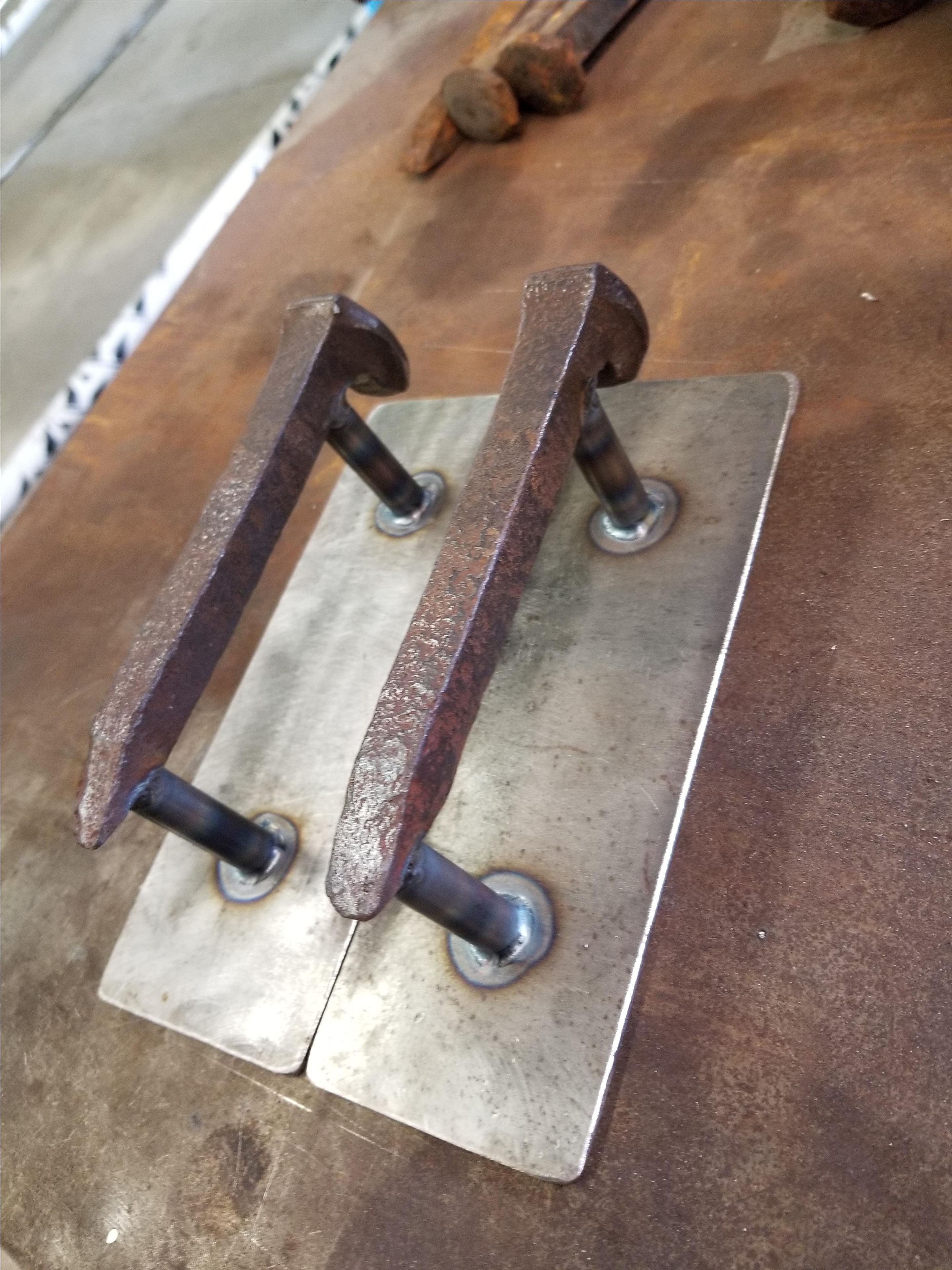 Railroad Spike Door Pulls 3 