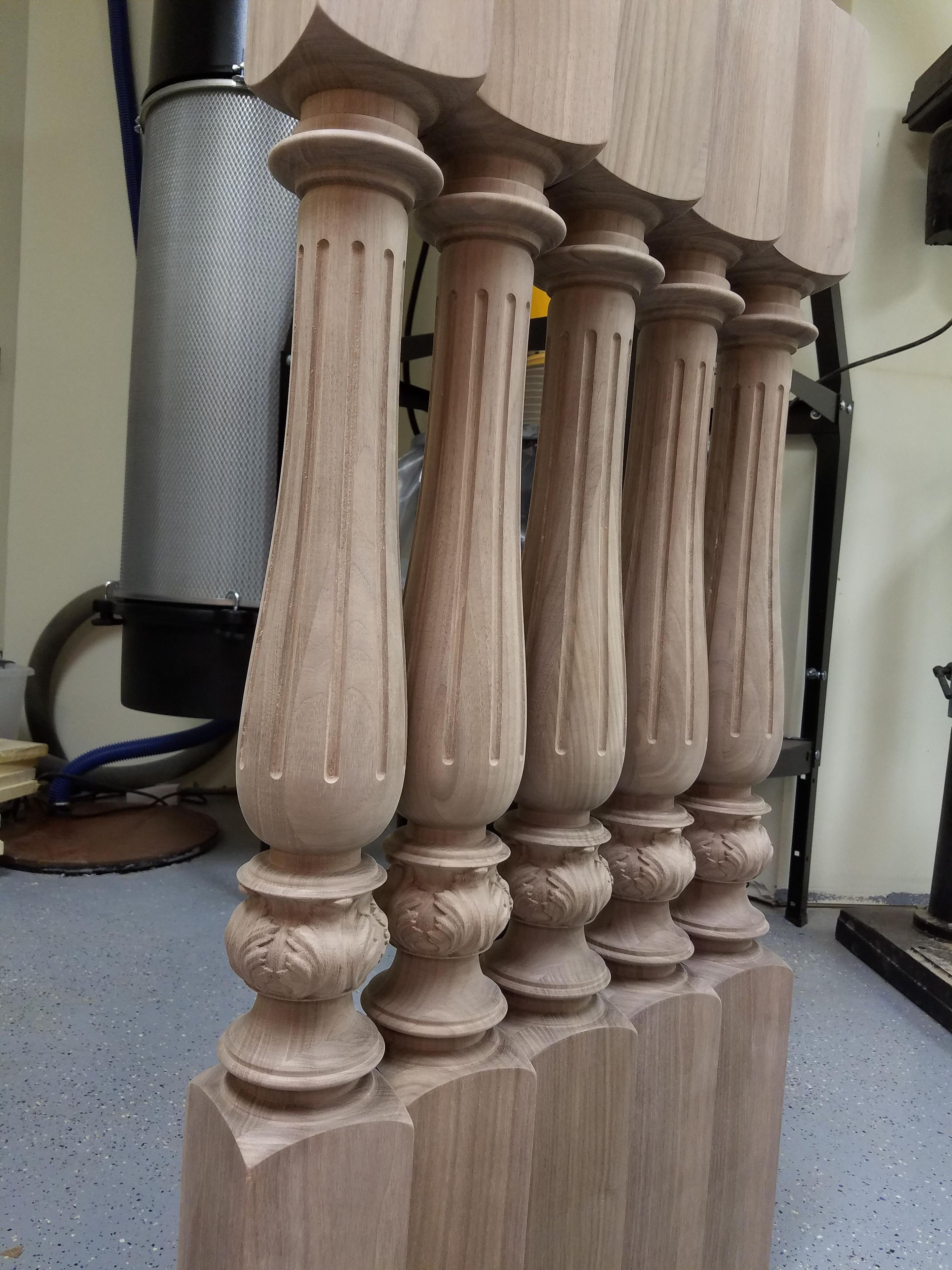 Stair Wood Post 6 