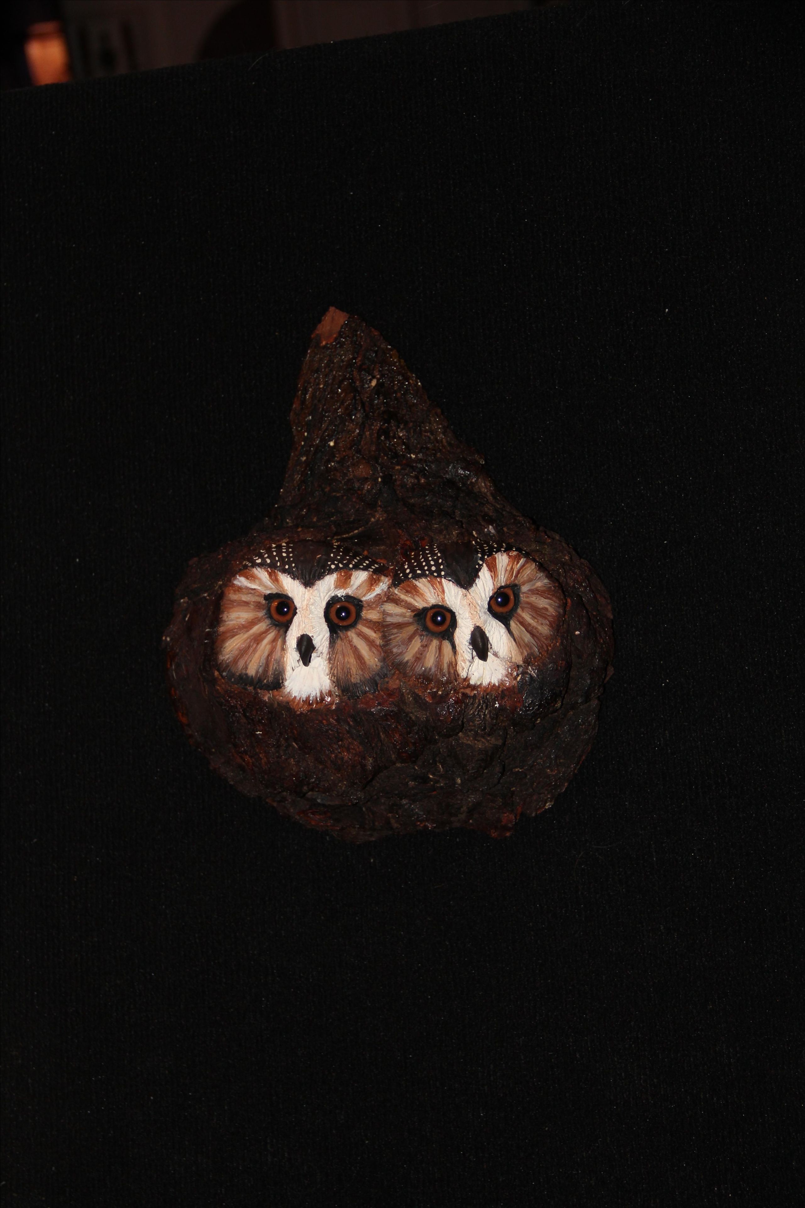 Owl Hand Carved And Sculpted 3 