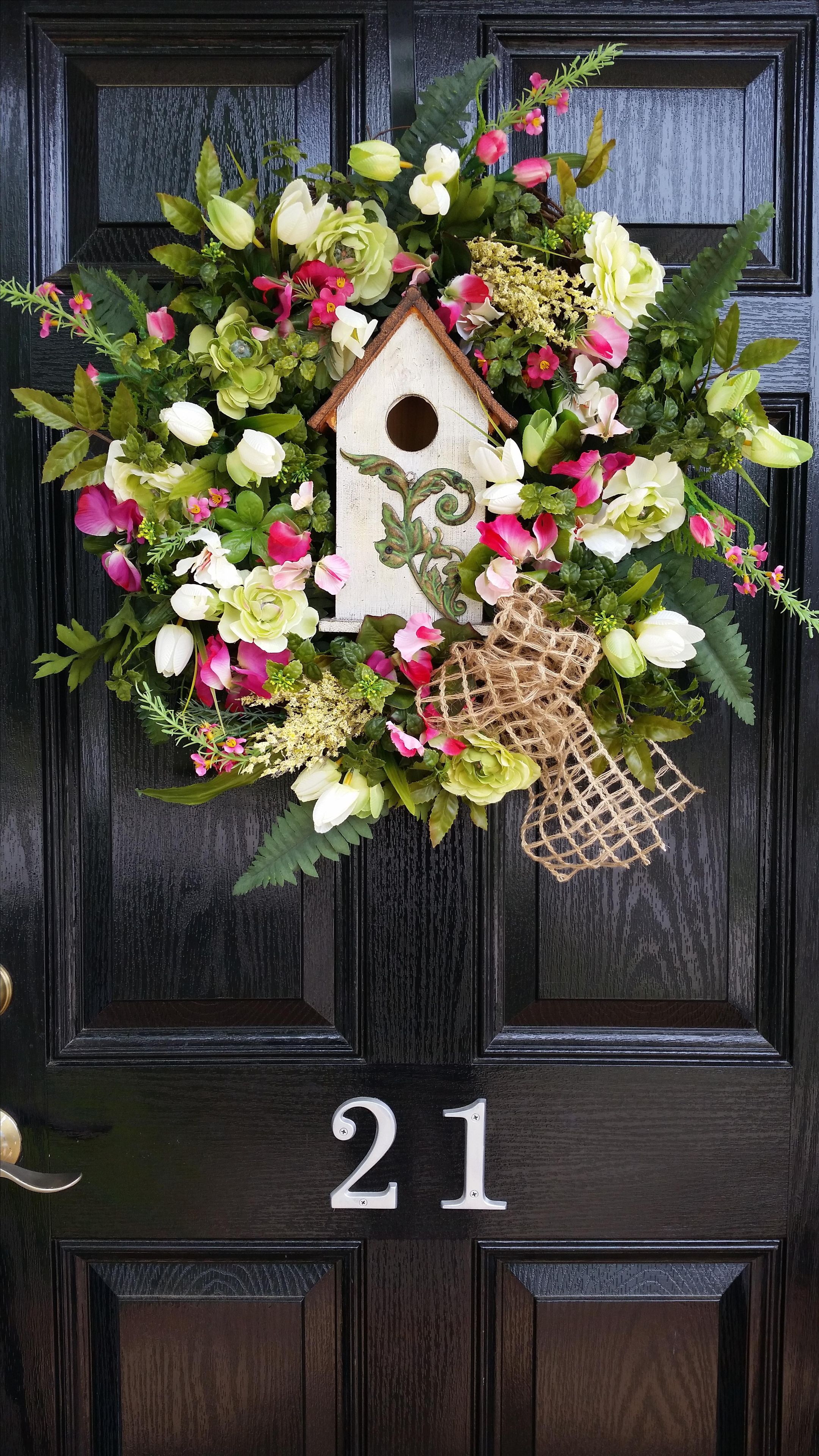 Birdhouse Wreaths - Spring Summer Wreaths 2 