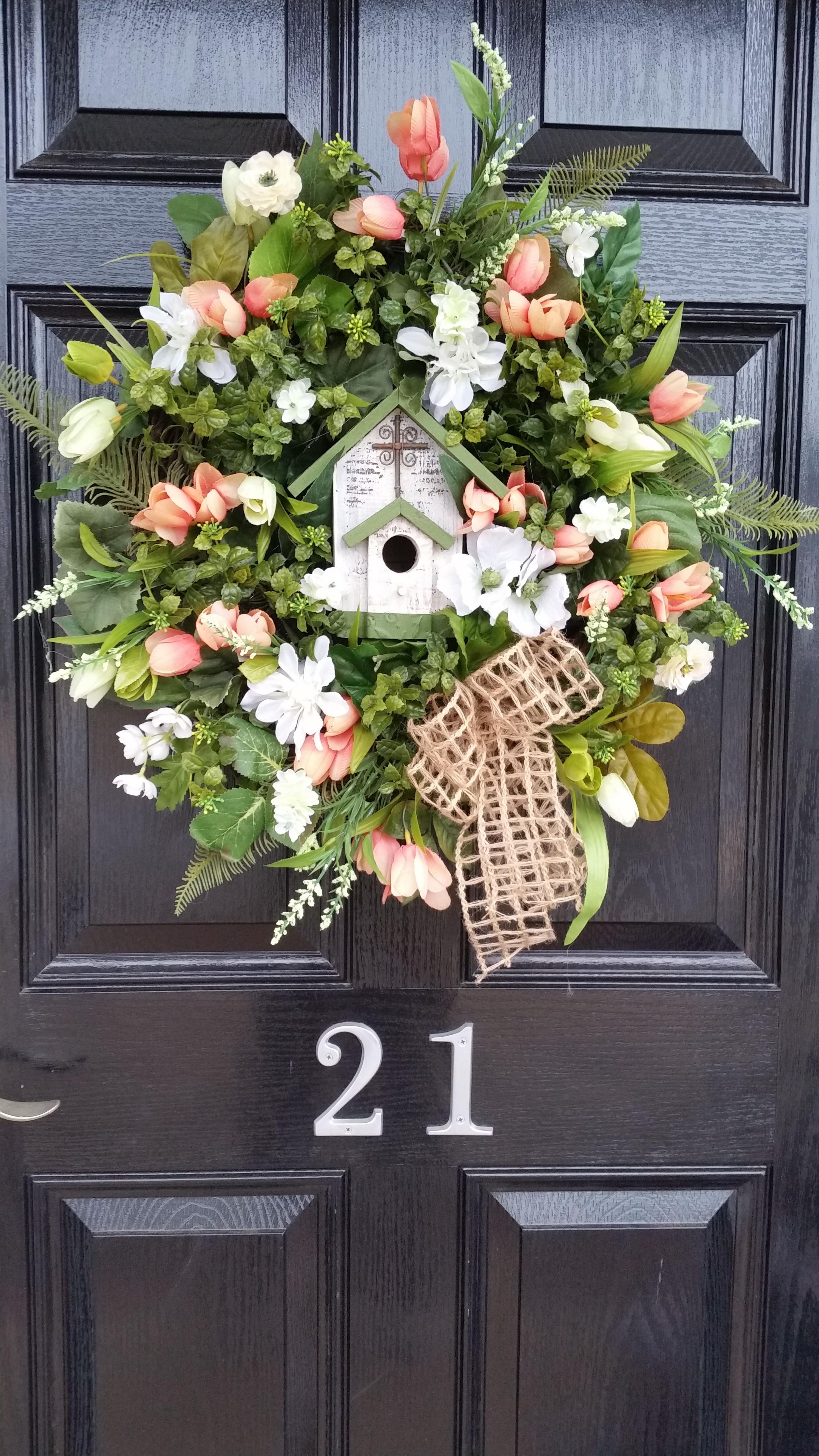 Birdhouse Wreaths - Spring Summer Wreaths 3 