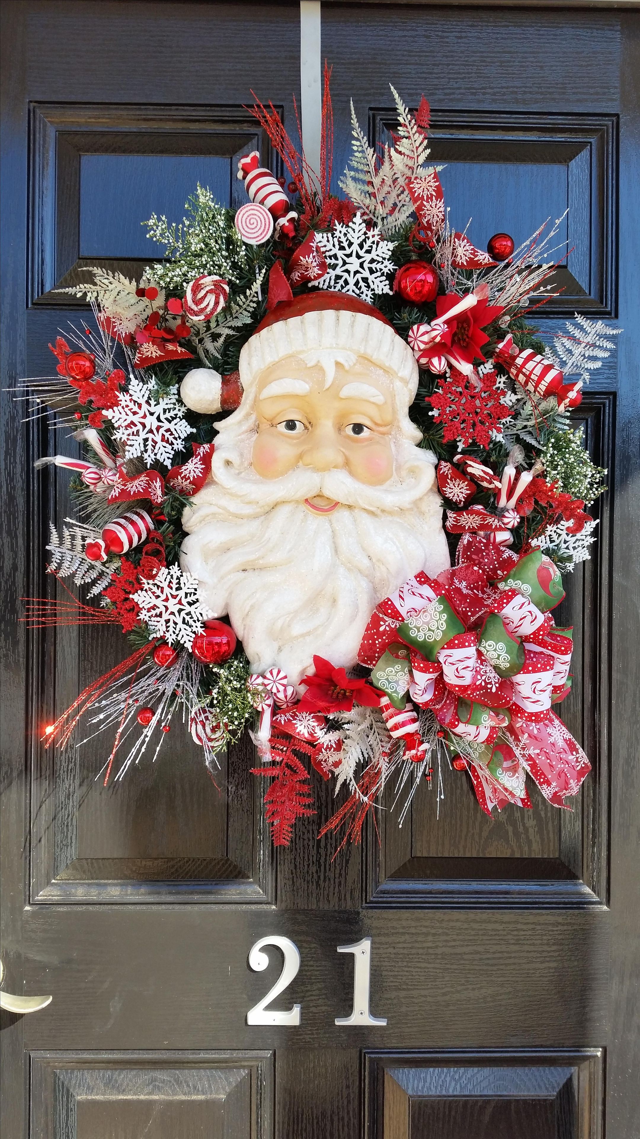 Christmas Holiday Winter Wreaths Burlap Mesh Grapevine Evergreen 2