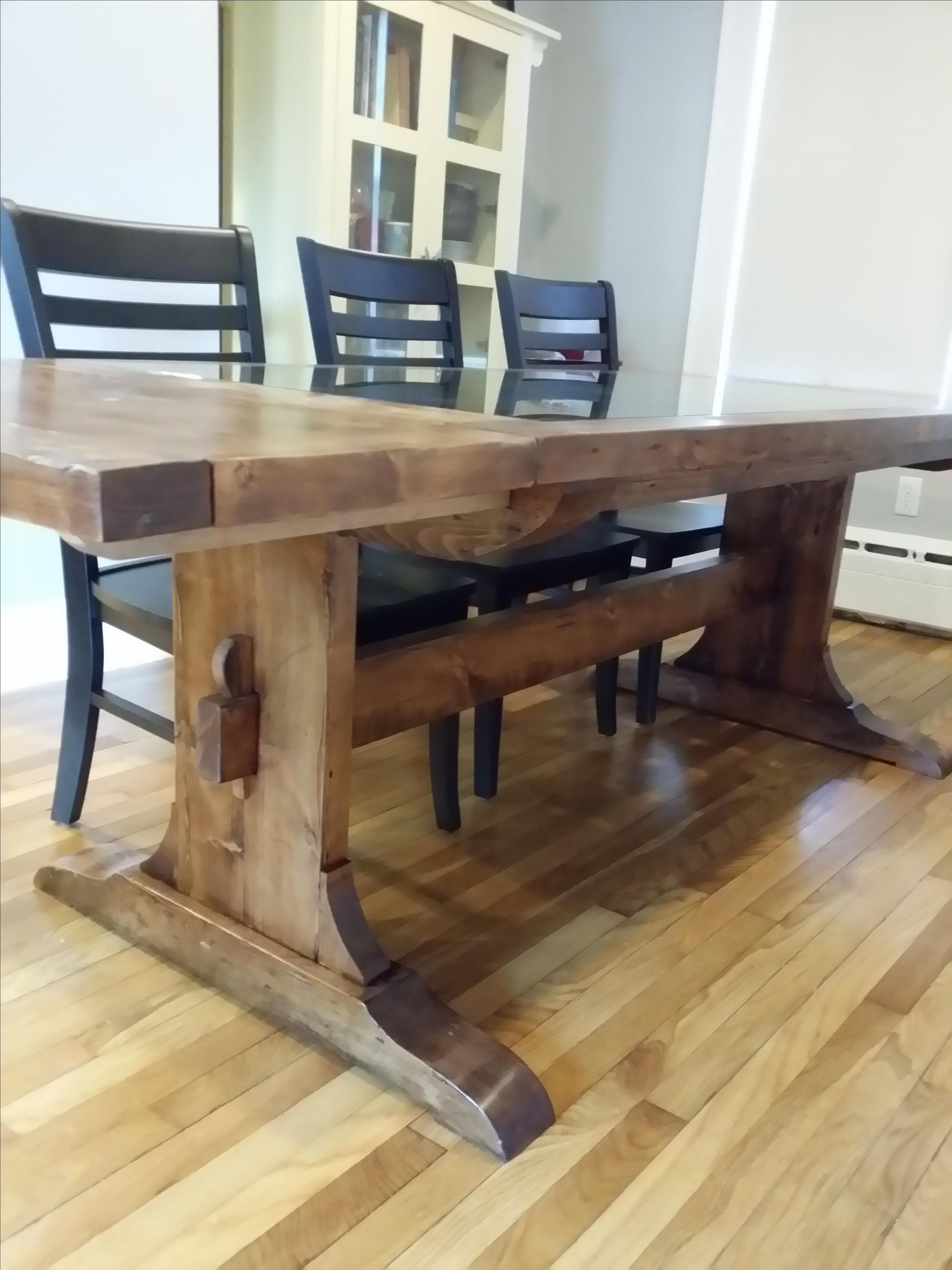 Riddling Rack Trestle Table 5