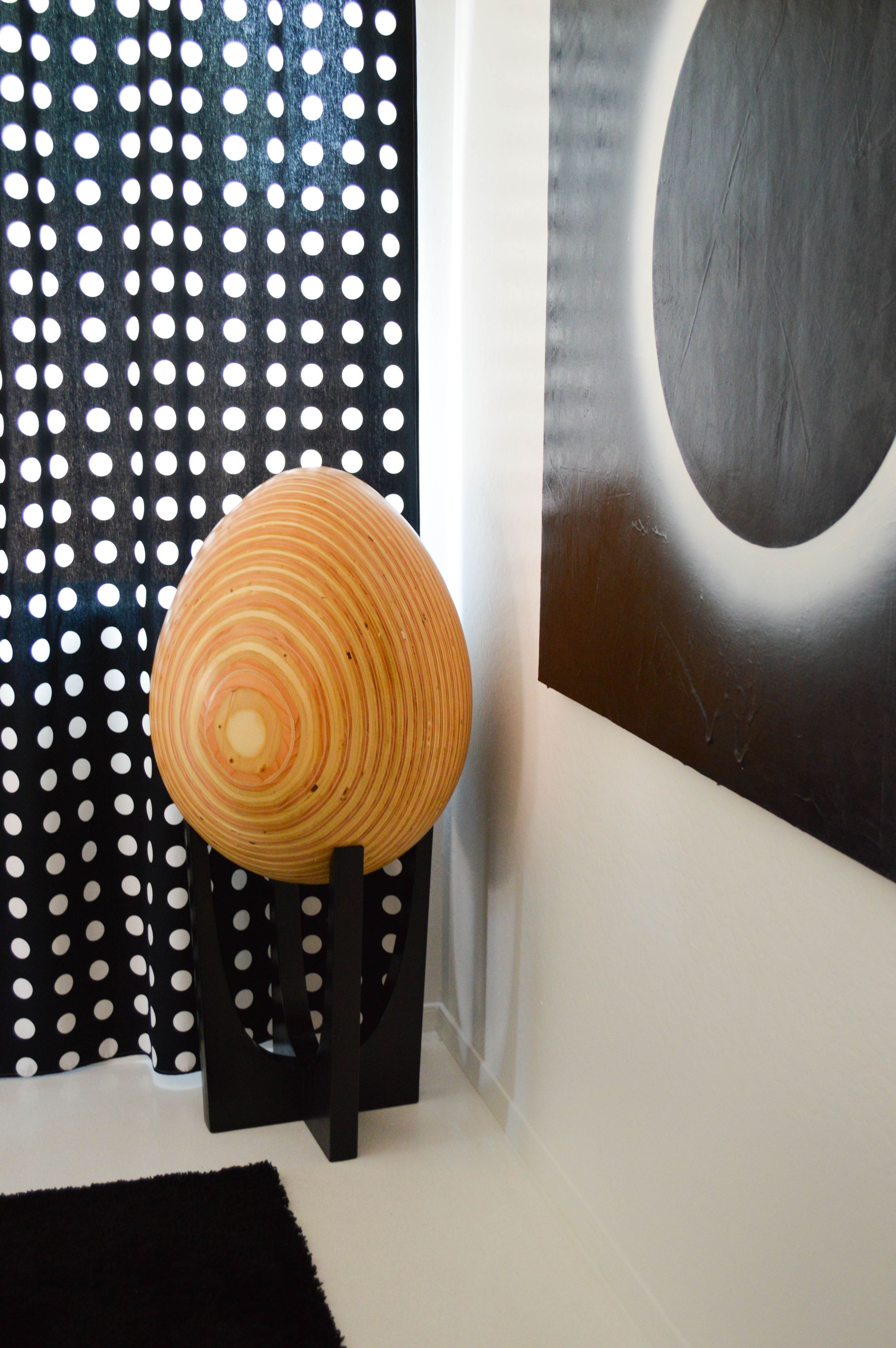 Large Plywood Laminate Egg