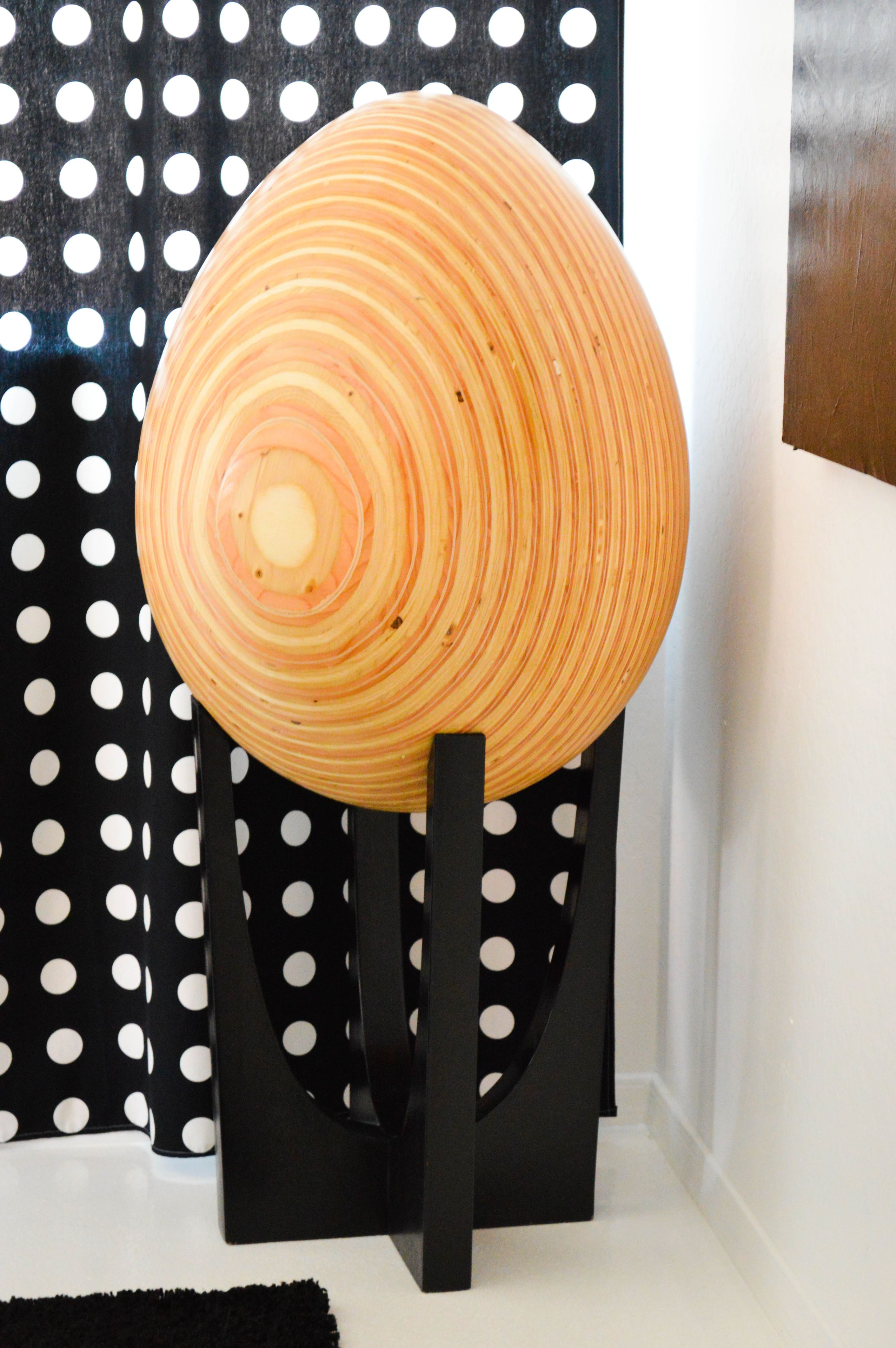 Large Plywood Laminate Egg 5 