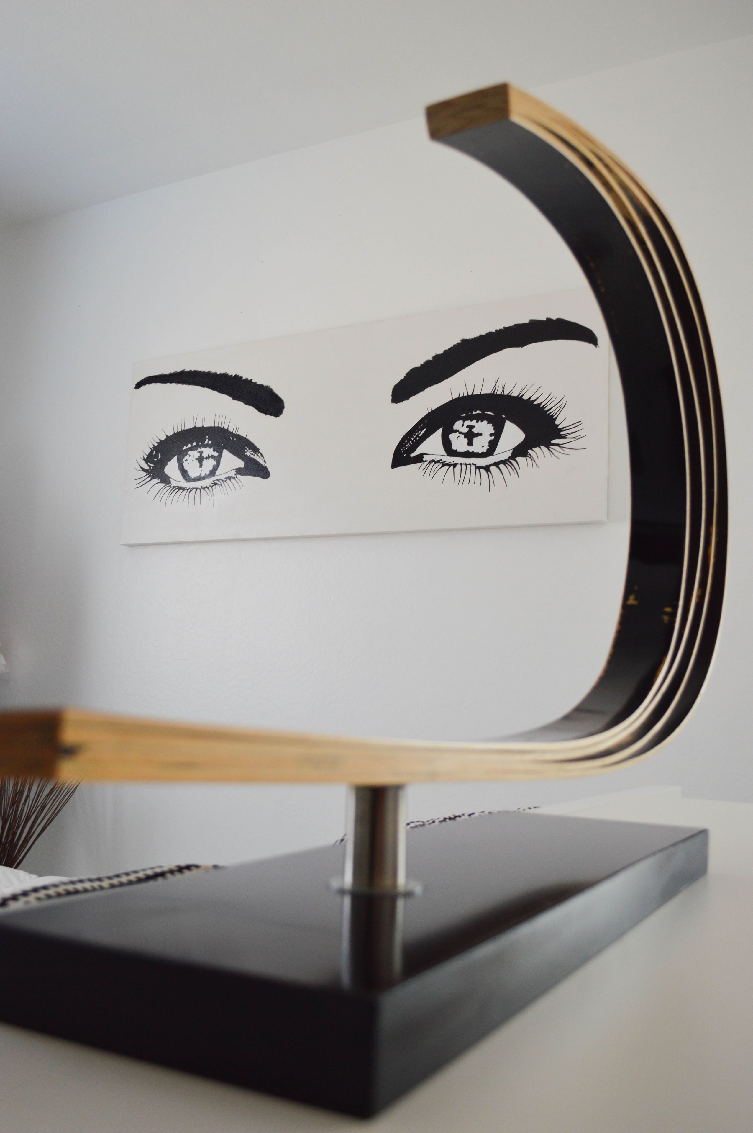 Large Abstract Eyes Painting