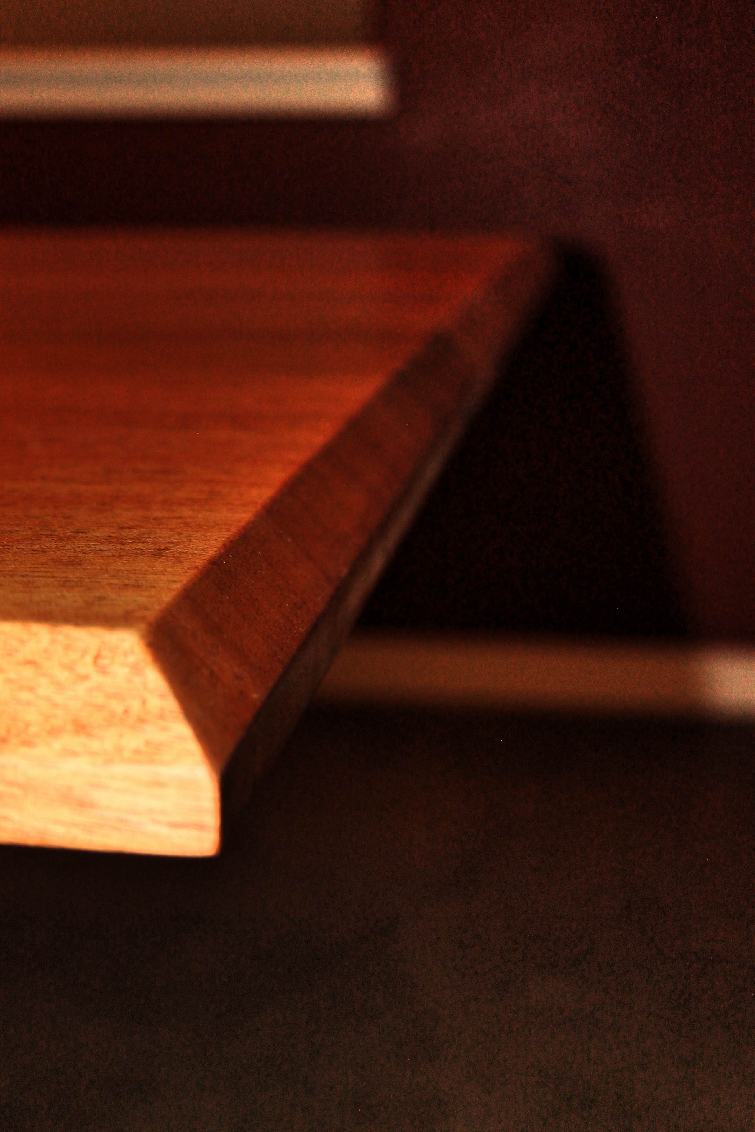 African Mahogany Trestle Table 6 