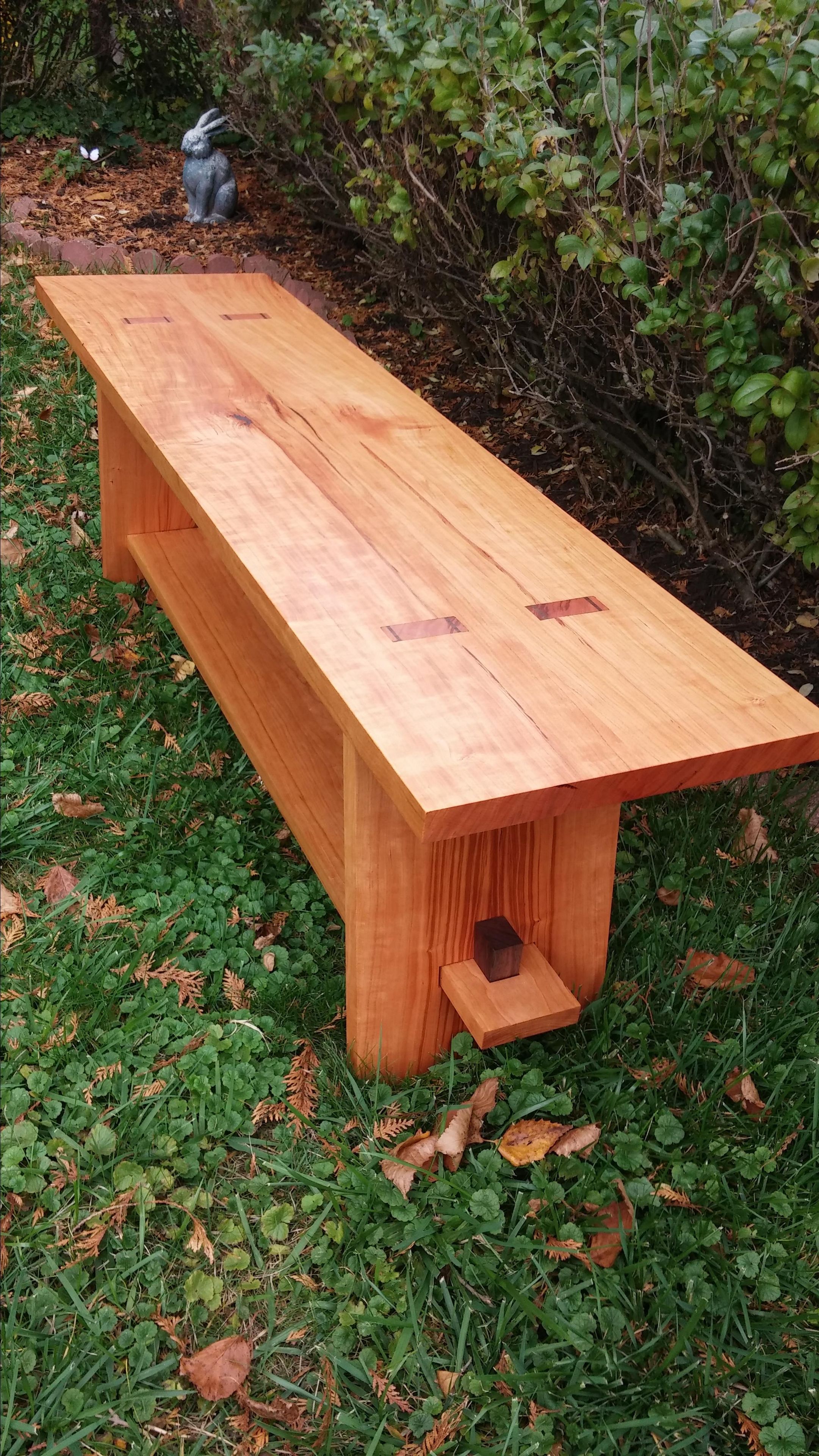 Cherry Slab Bench 5