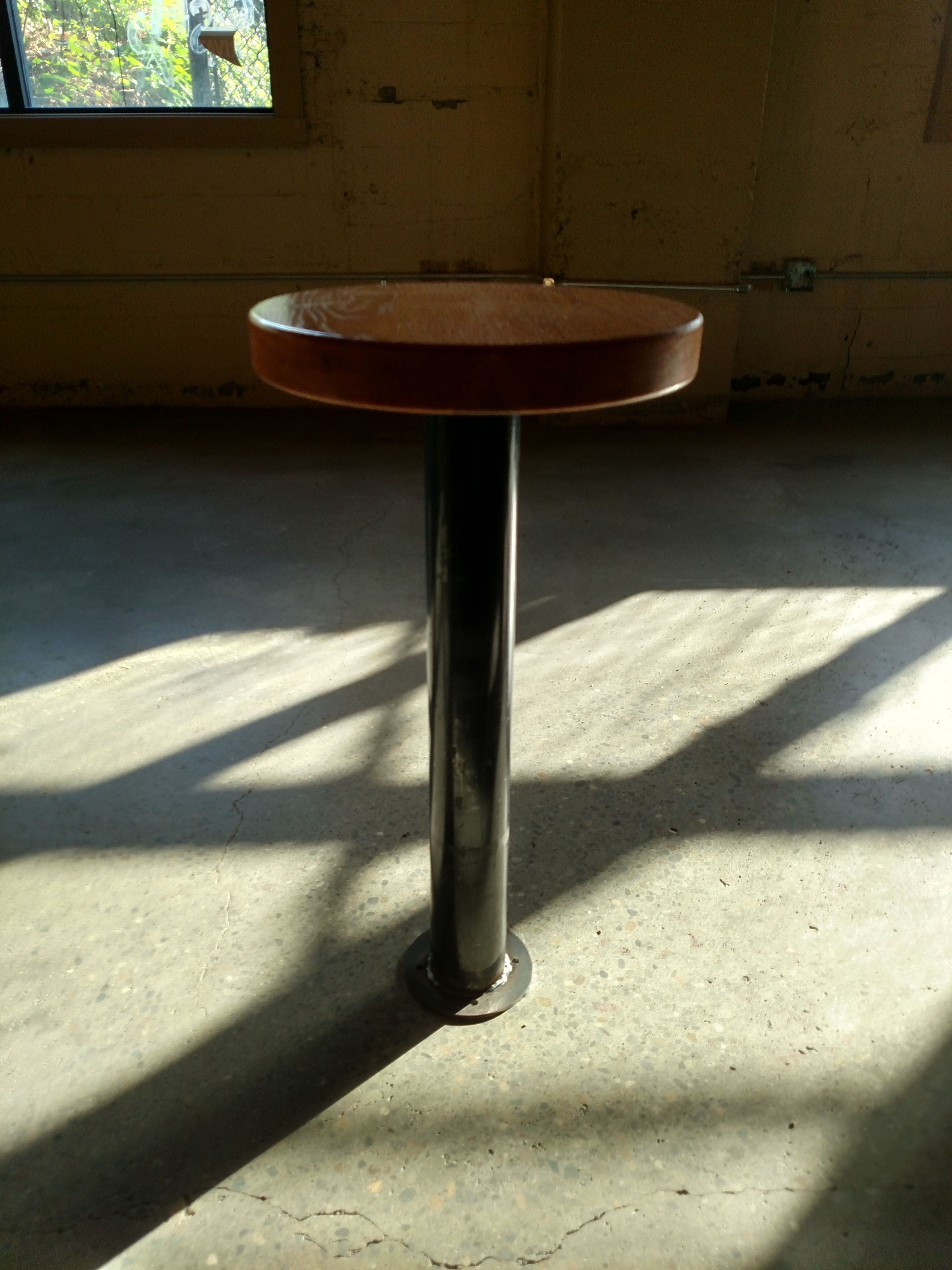 Oak & Steel Post Bar-Stools 2 